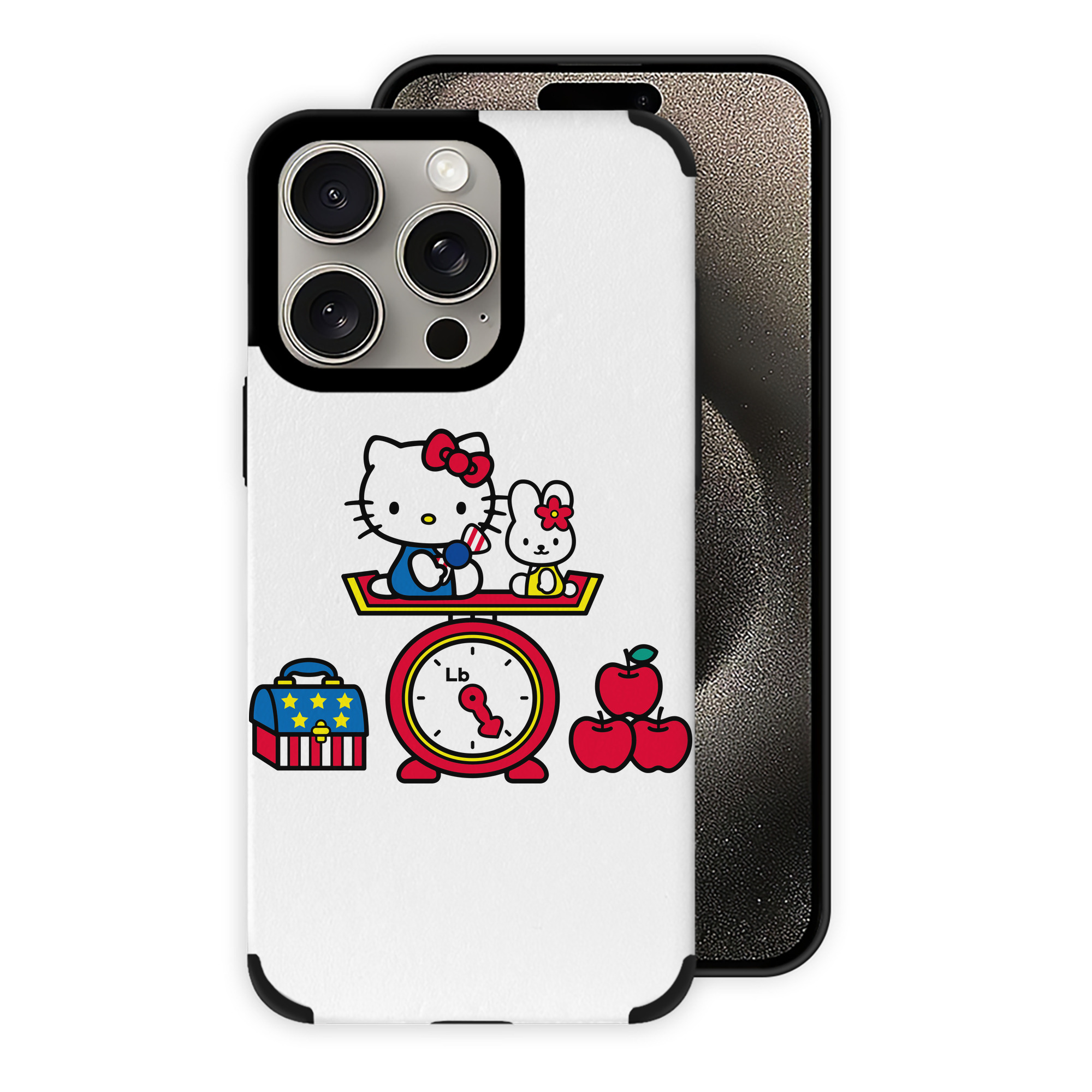 （画像用） Hello Kitty ハローキティ 【iPhone15ProMax対応】 PUレザー スマホケース 耐衝撃＆黄変防止