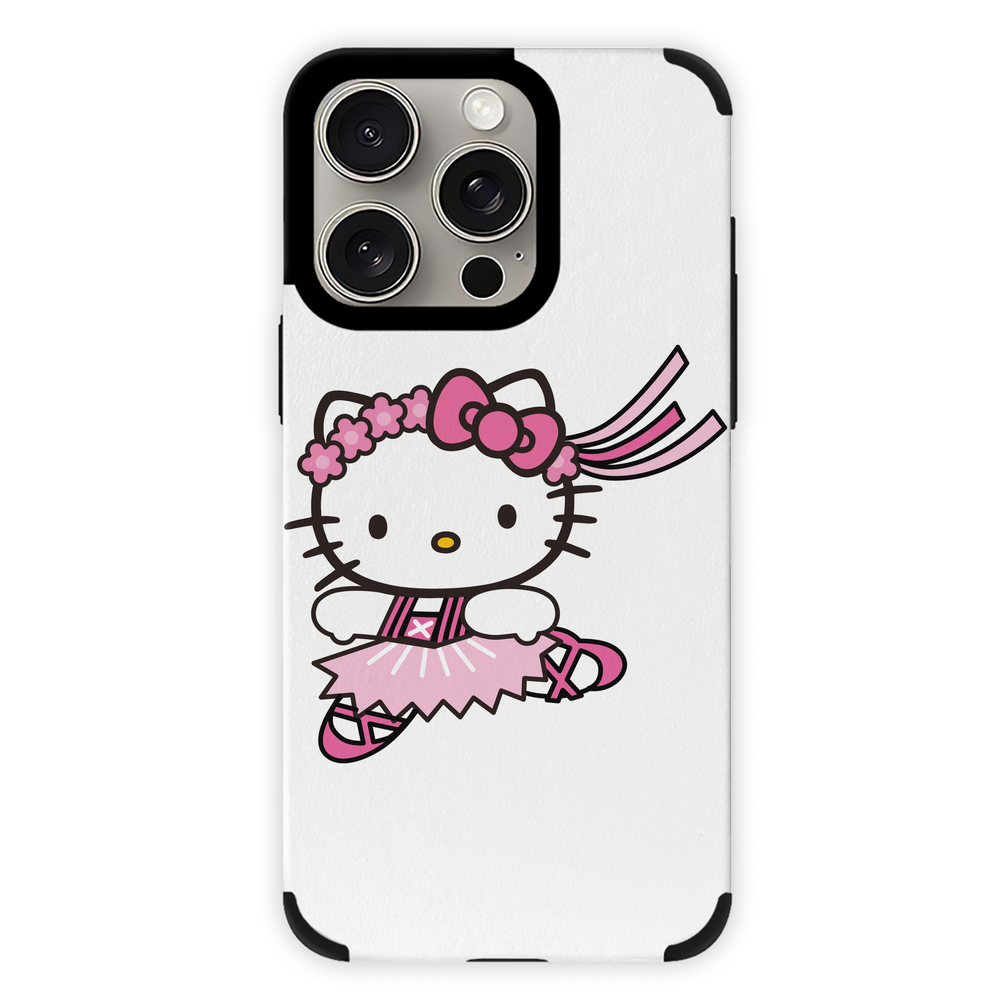 （画像用） Hello Kitty ハローキティ 【iPhone15ProMax対応】 PUレザー スマホケース 耐衝撃＆黄変防止