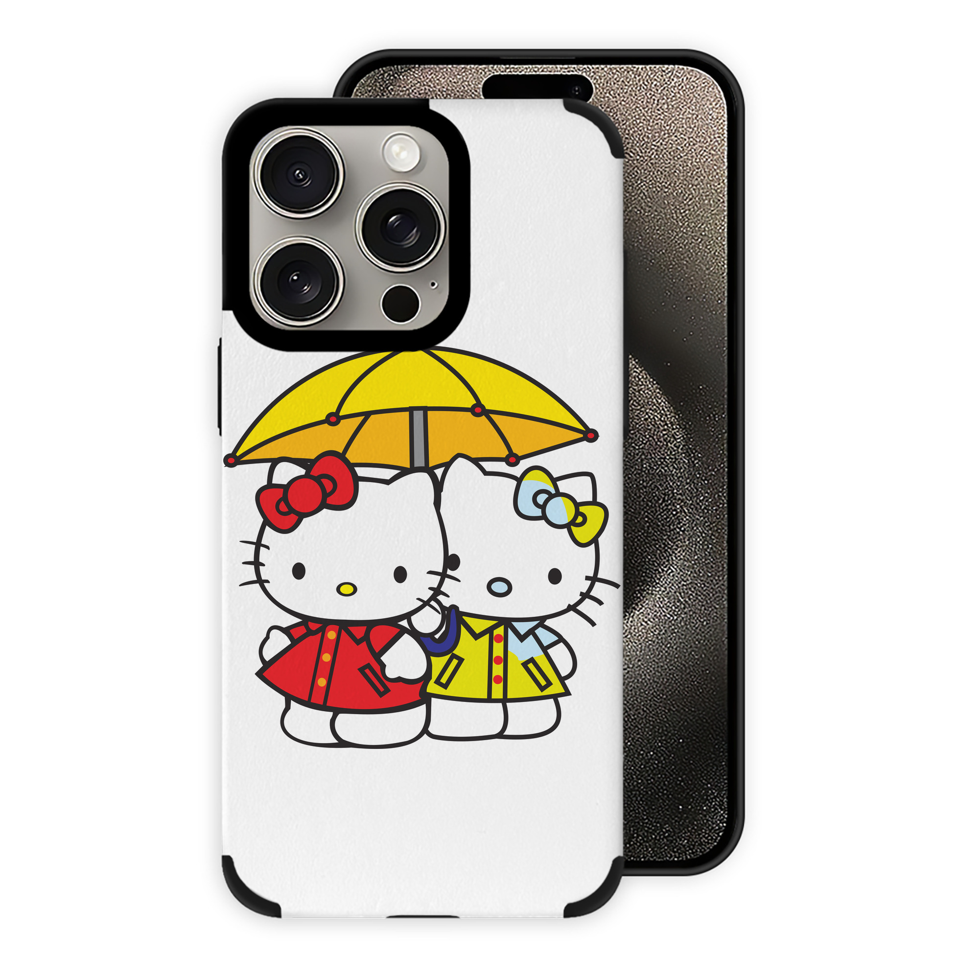 （画像用） Hello Kitty ハローキティ 【iPhone15ProMax対応】 PUレザー スマホケース 耐衝撃＆黄変防止