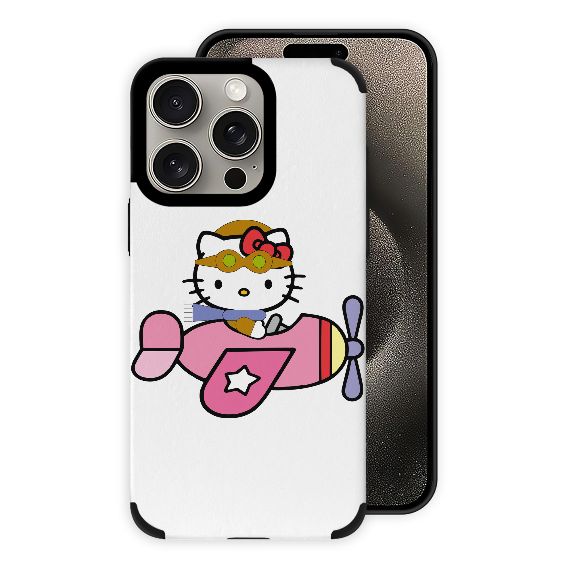 （画像用） Hello Kitty ハローキティ 【iPhone15ProMax対応】 PUレザー スマホケース 耐衝撃＆黄変防止