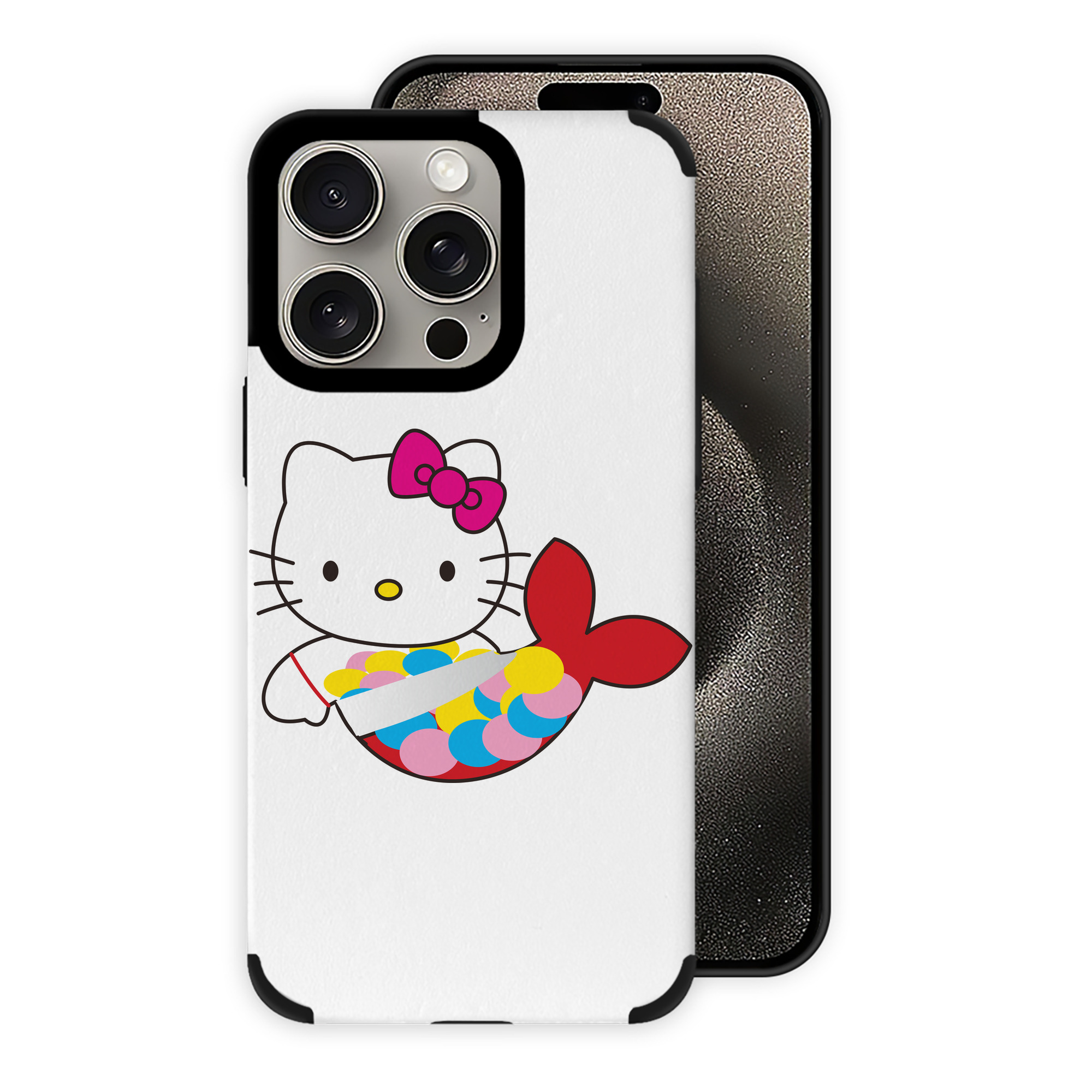 （画像用） Hello Kitty ハローキティ 【iPhone15ProMax対応】 PUレザー スマホケース 耐衝撃＆黄変防止