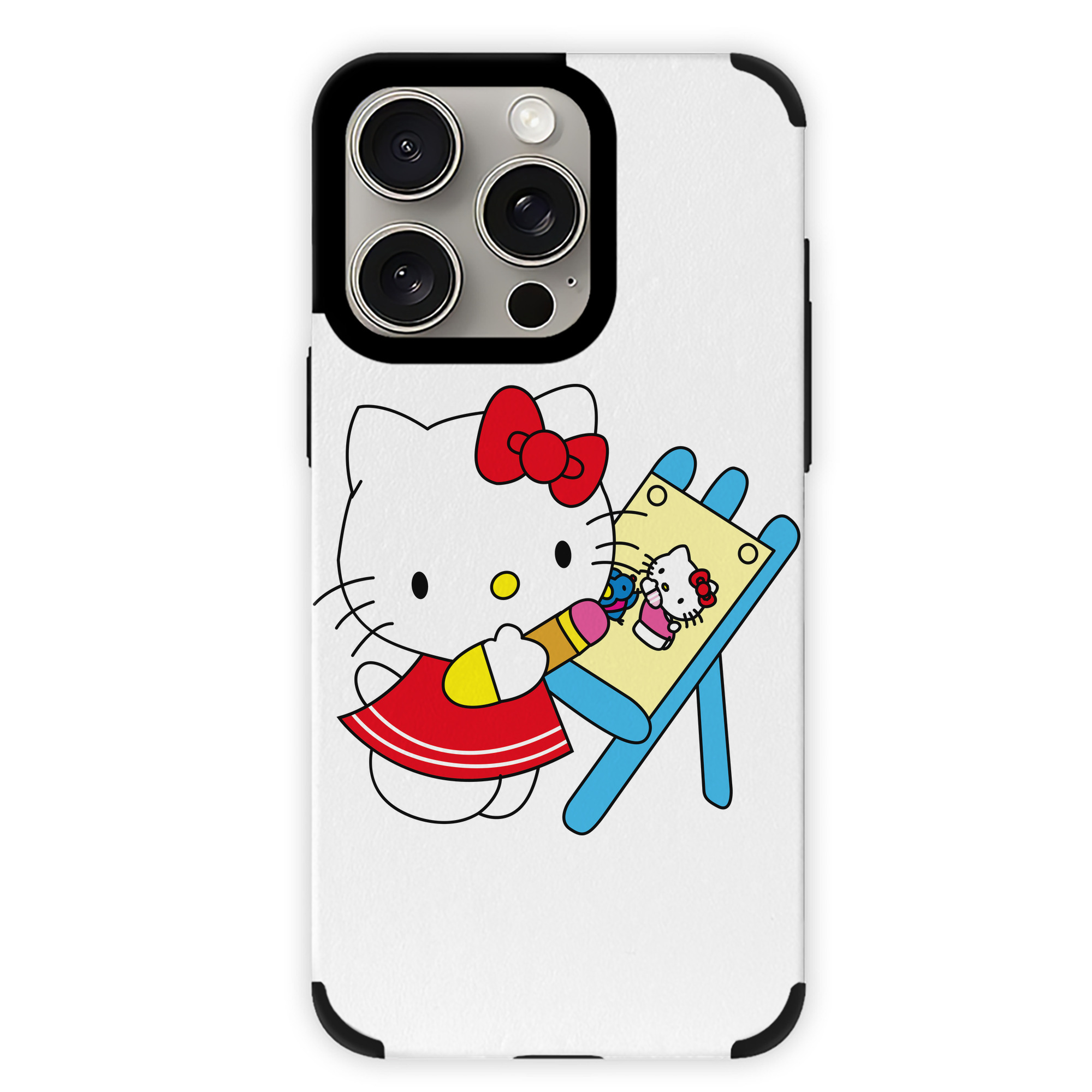 （画像用） Hello Kitty ハローキティ 【iPhone15ProMax対応】 PUレザー スマホケース 耐衝撃＆黄変防止