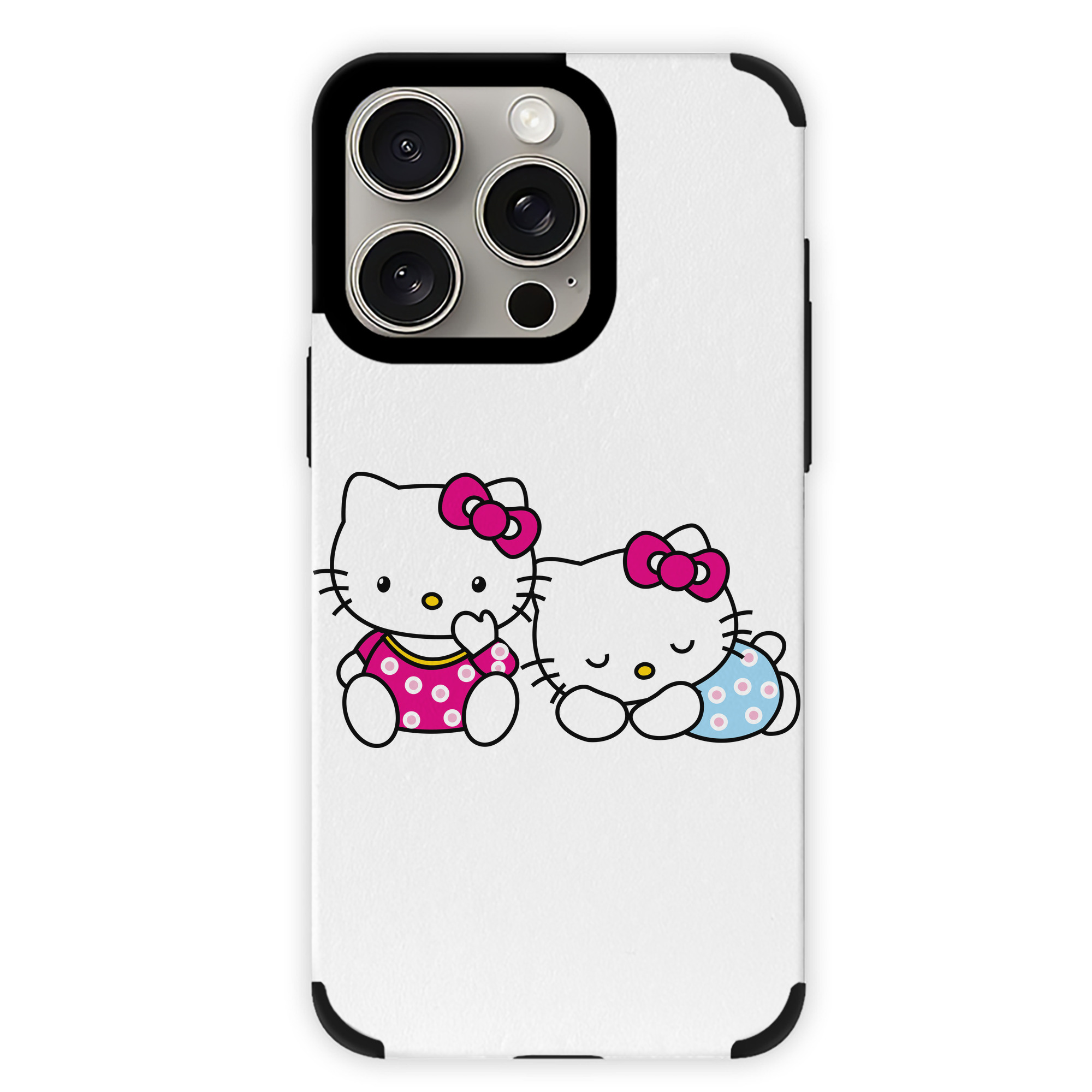 （画像用） Hello Kitty ハローキティ 【iPhone15ProMax対応】 PUレザー スマホケース 耐衝撃＆黄変防止