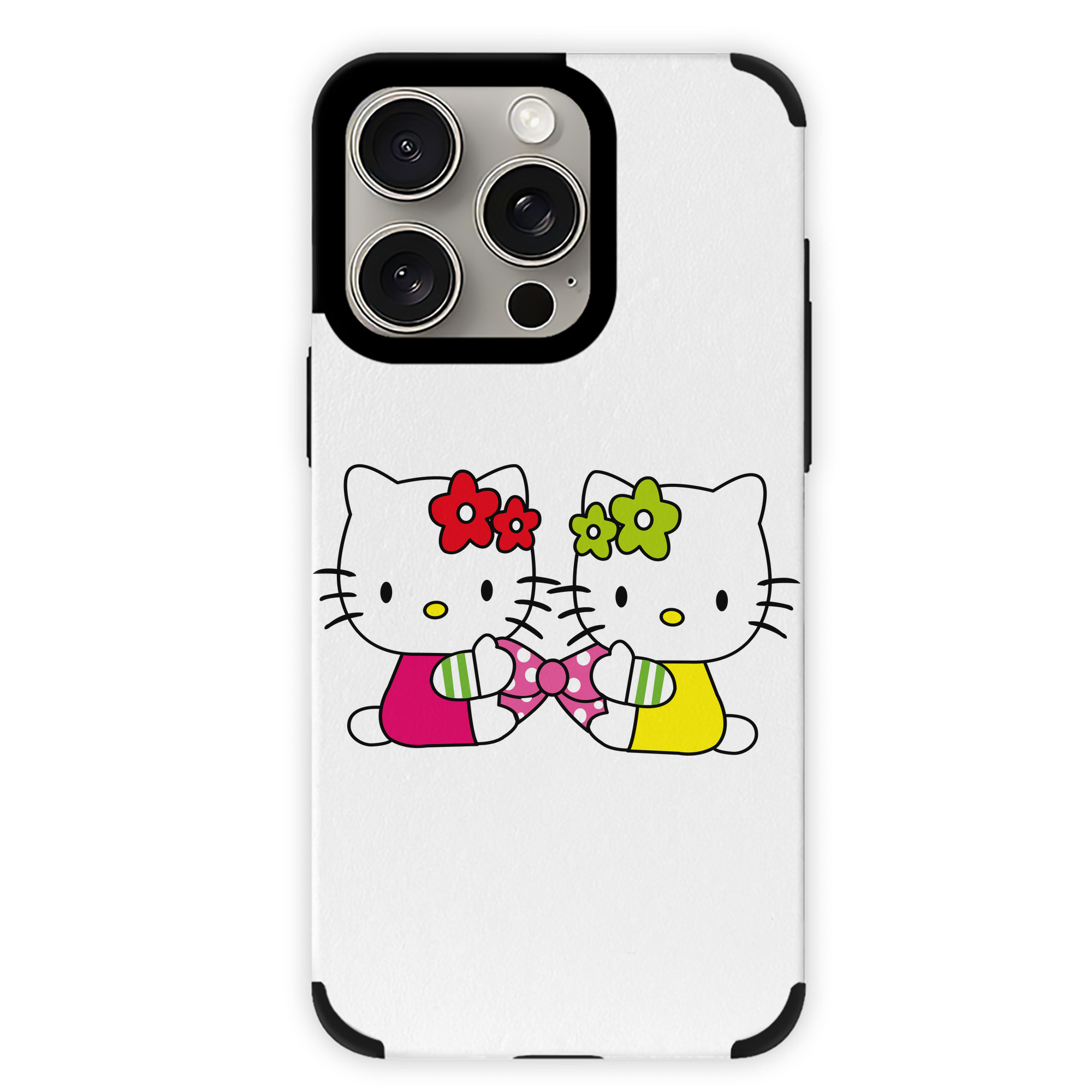 （画像用） Hello Kitty ハローキティ 【iPhone15ProMax対応】 PUレザー スマホケース 耐衝撃＆黄変防止