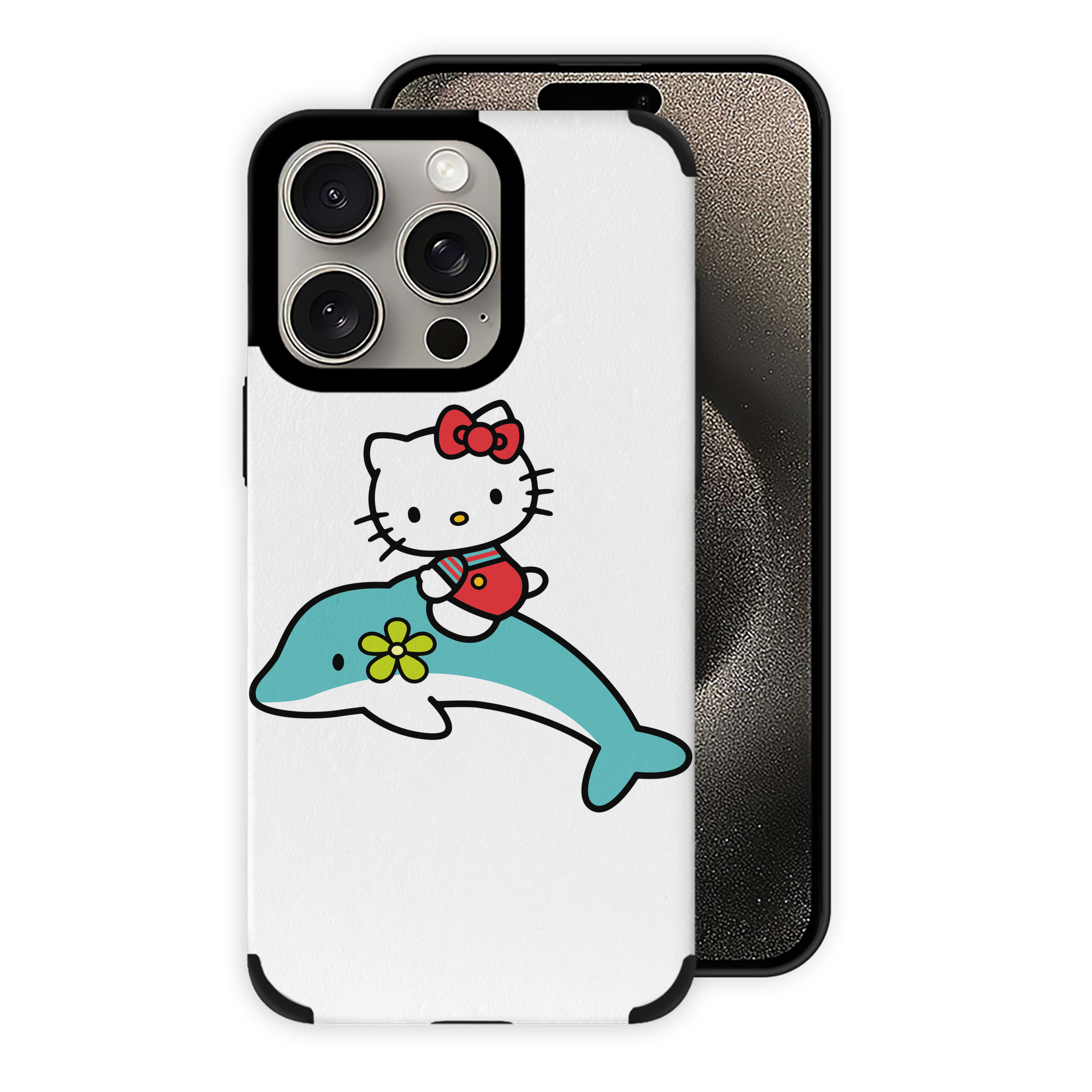 （画像用） Hello Kitty ハローキティ 【iPhone15ProMax対応】 PUレザー スマホケース 耐衝撃＆黄変防止