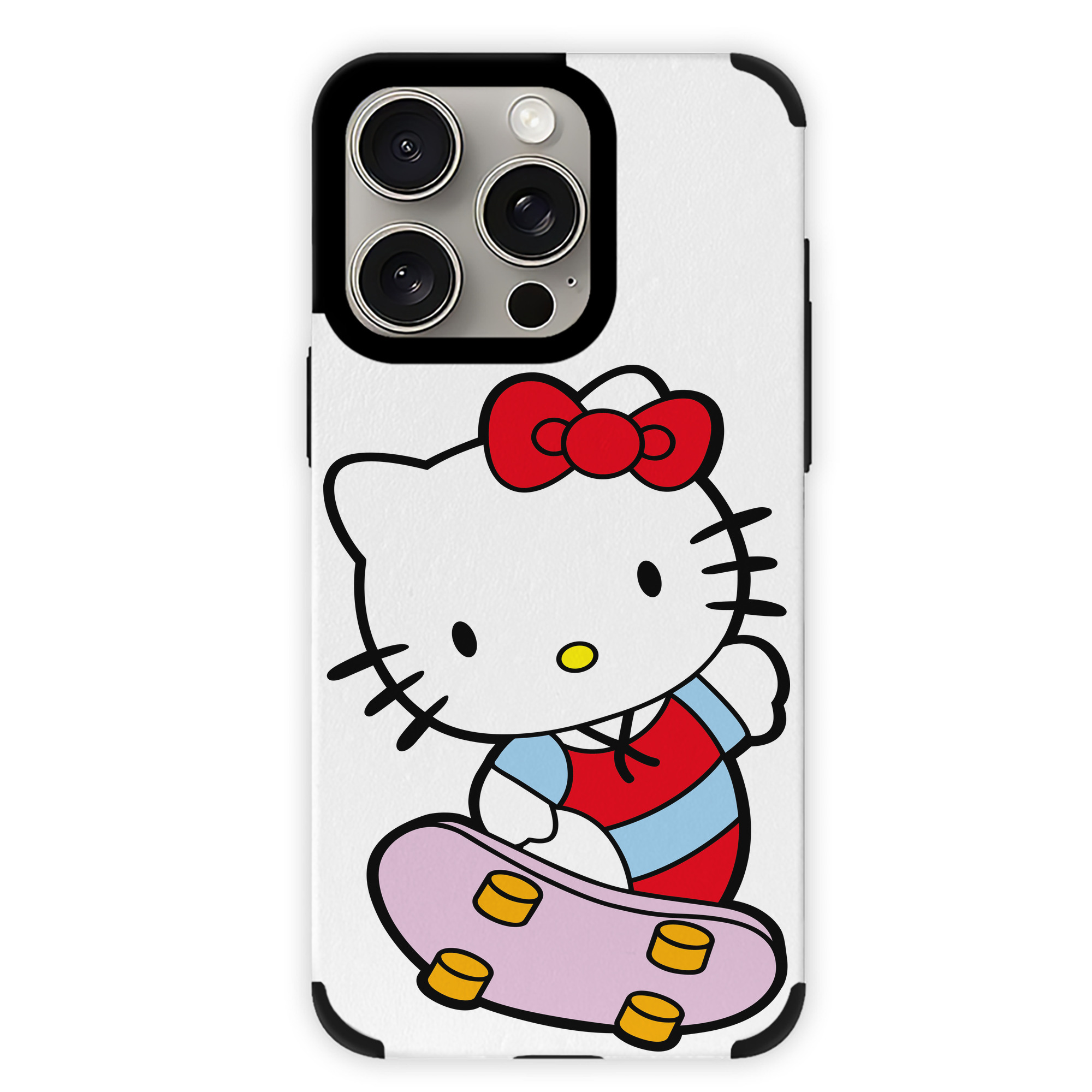 （画像用） Hello Kitty ハローキティ 【iPhone15ProMax対応】 PUレザー スマホケース 耐衝撃＆黄変防止