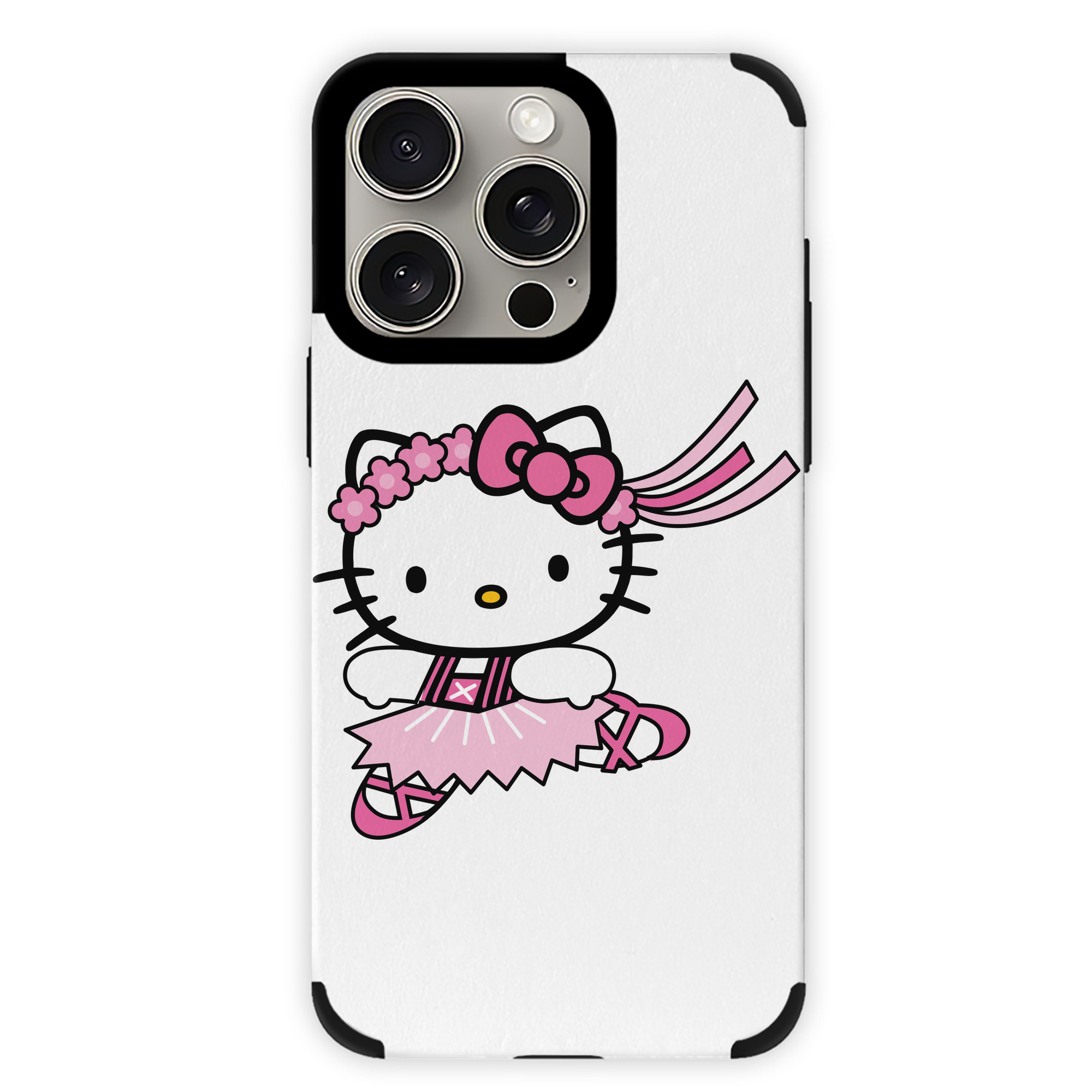 （画像用） Hello Kitty ハローキティ 【iPhone15ProMax対応】 PUレザー スマホケース 耐衝撃＆黄変防止