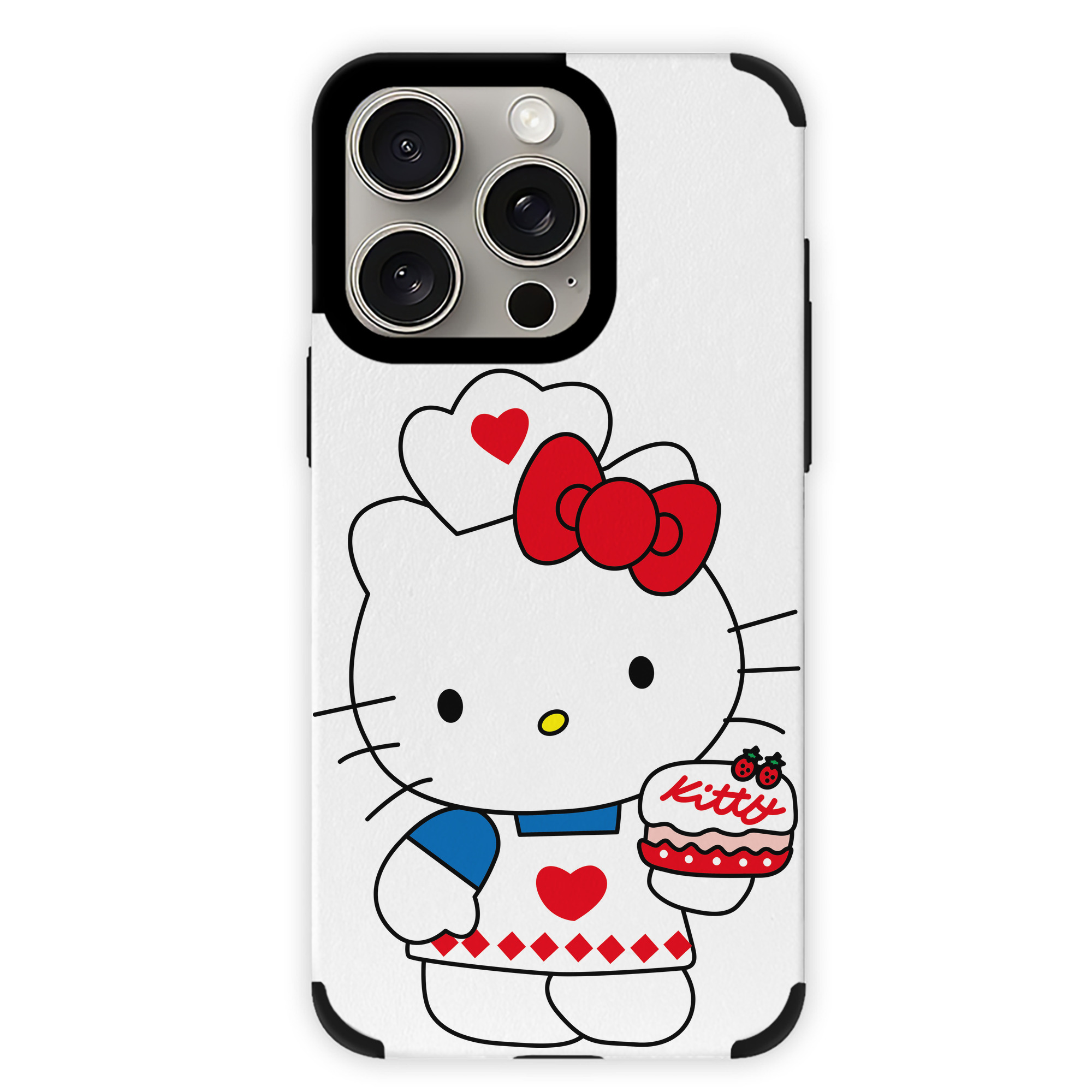 （画像用） Hello Kitty ハローキティ 【iPhone15ProMax対応】 PUレザー スマホケース 耐衝撃＆黄変防止