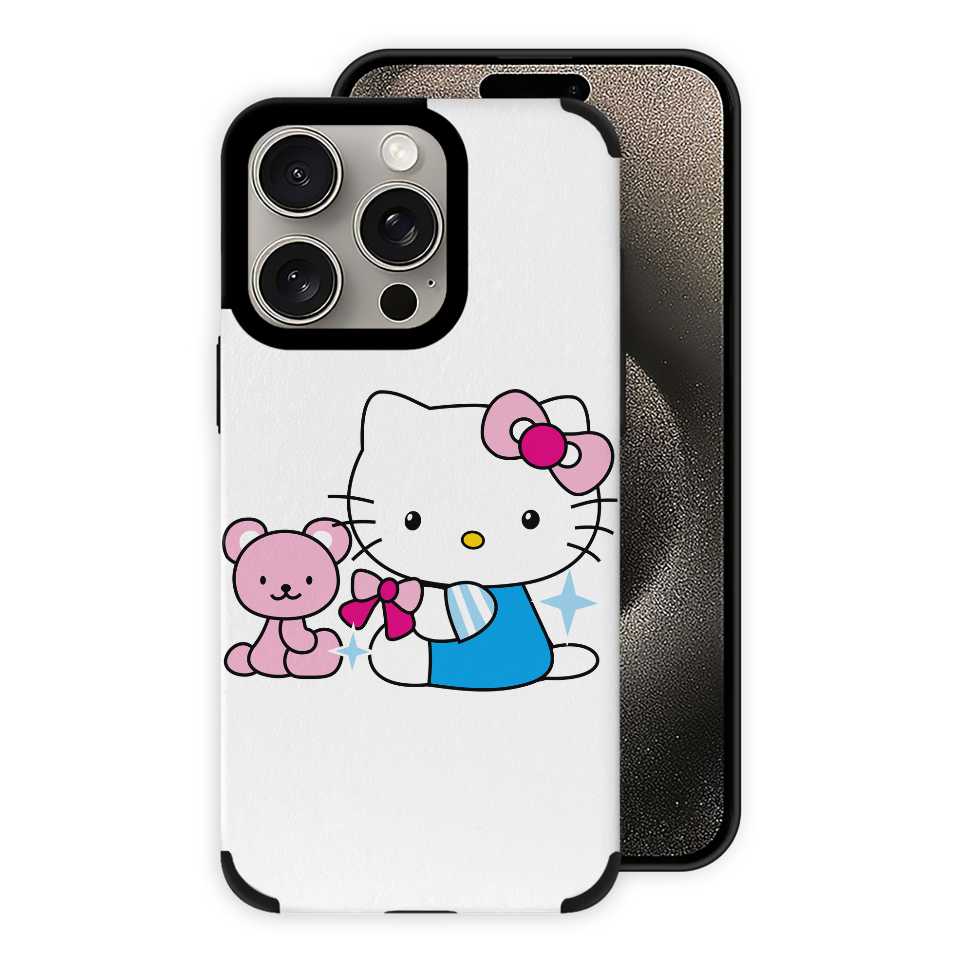 （画像用） Hello Kitty ハローキティ 【iPhone15ProMax対応】 PUレザー スマホケース 耐衝撃＆黄変防止
