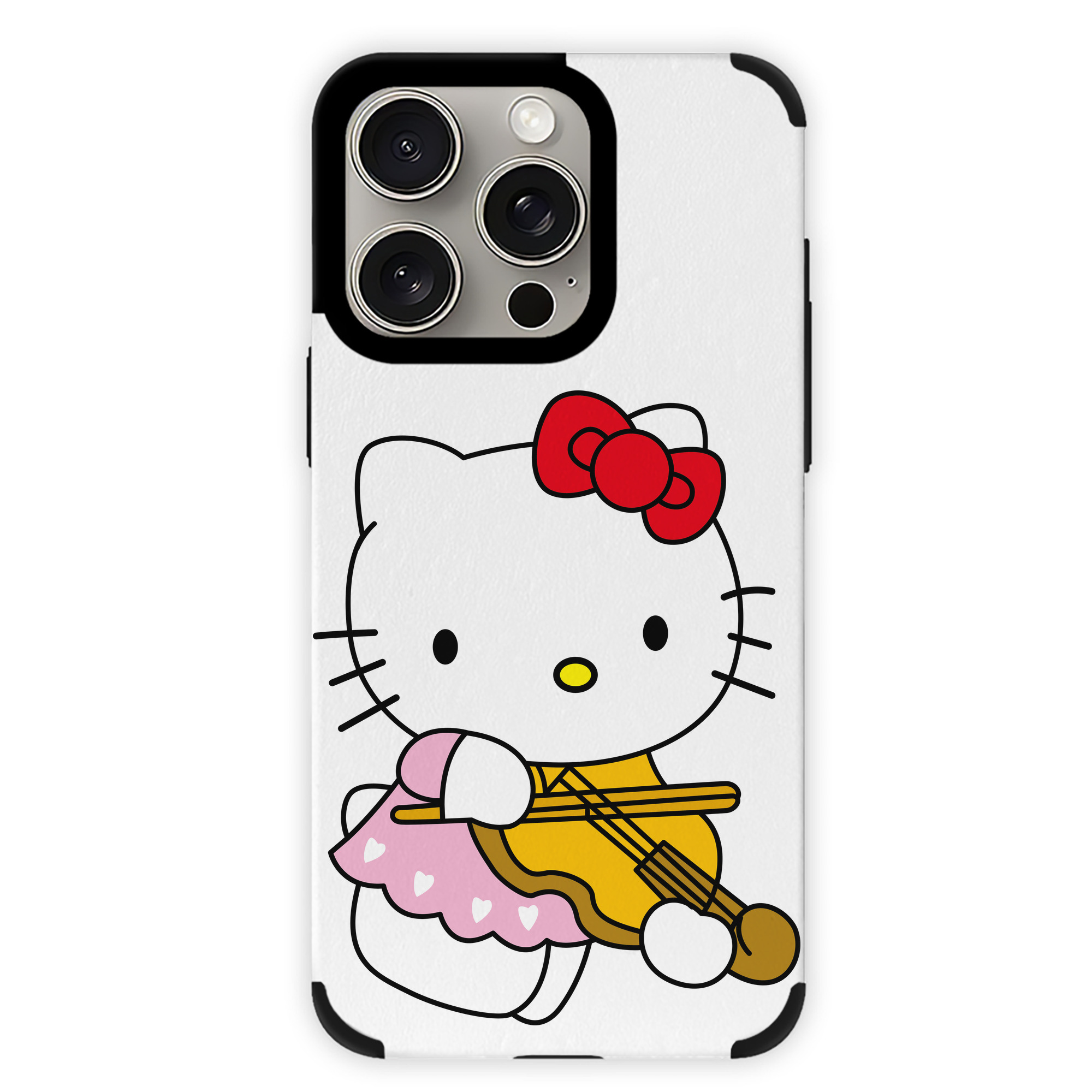 （画像用） Hello Kitty ハローキティ 【iPhone15ProMax対応】 PUレザー スマホケース 耐衝撃＆黄変防止