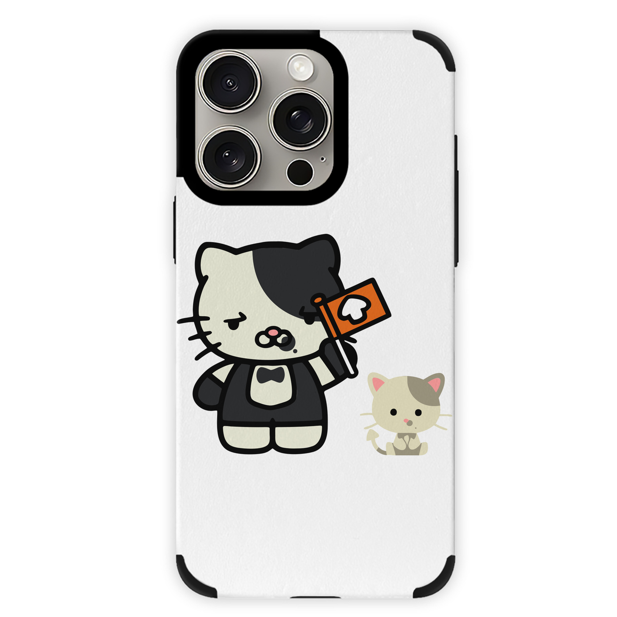 （画像用） Hello Kitty ハローキティ 【iPhone15ProMax対応】 PUレザー スマホケース 耐衝撃＆黄変防止