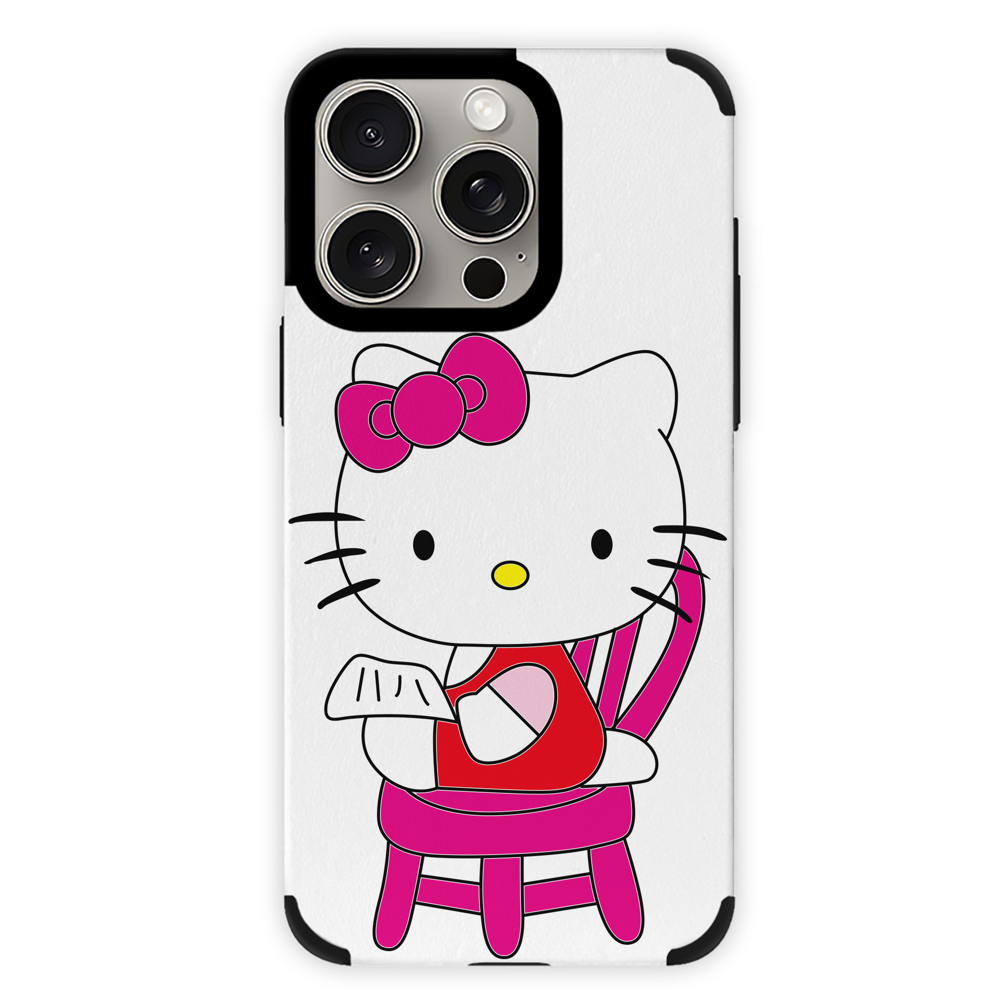 （画像用） Hello Kitty ハローキティ 【iPhone15ProMax対応】 PUレザー スマホケース 耐衝撃＆黄変防止