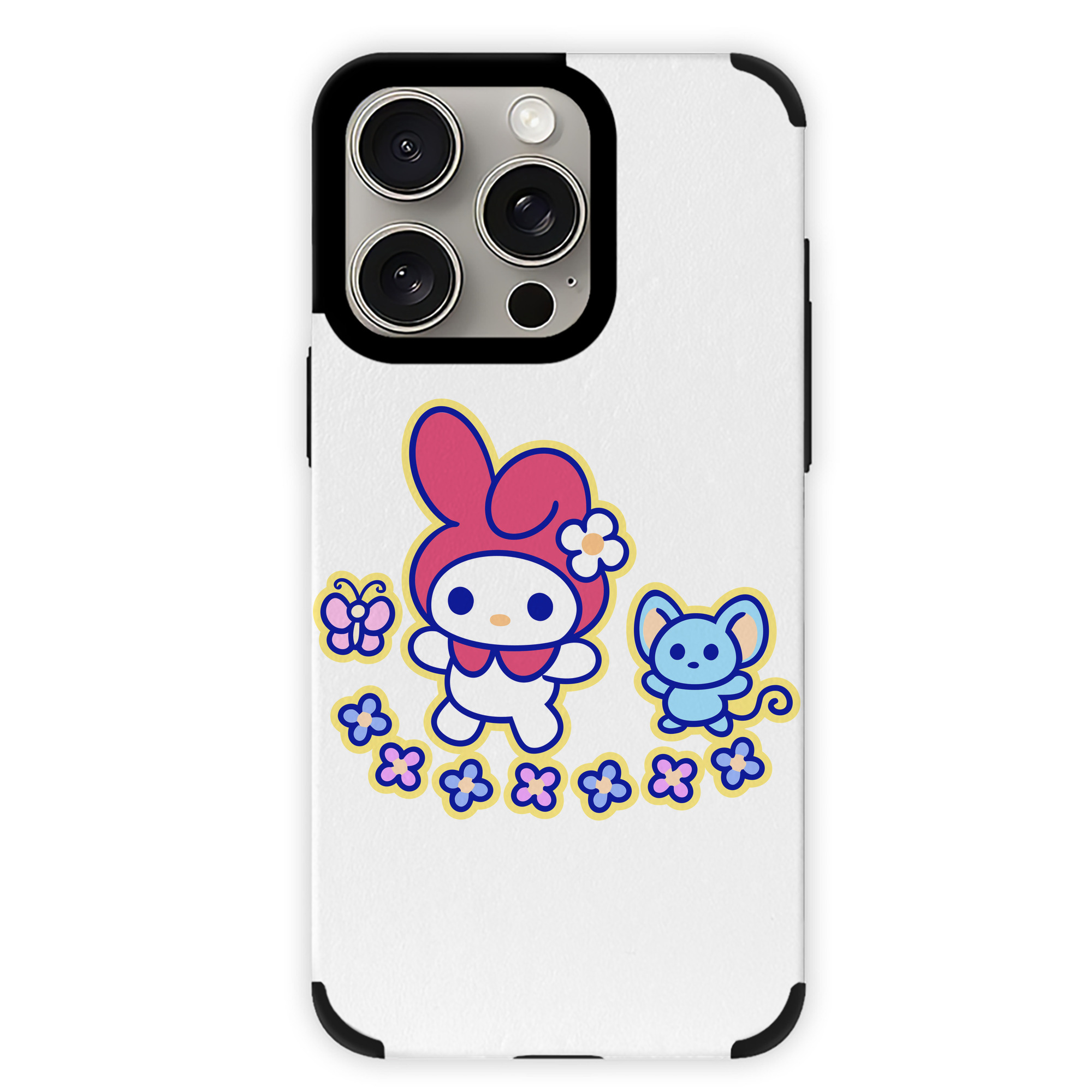 （画像用） Hello Kitty ハローキティ 【iPhone15ProMax対応】 PUレザー スマホケース 耐衝撃＆黄変防止