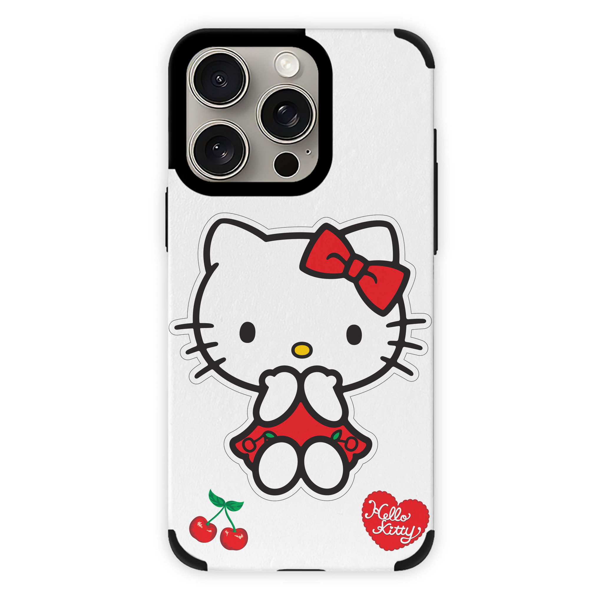 （画像用） Hello Kitty ハローキティ 【iPhone15ProMax対応】 PUレザー スマホケース 耐衝撃＆黄変防止