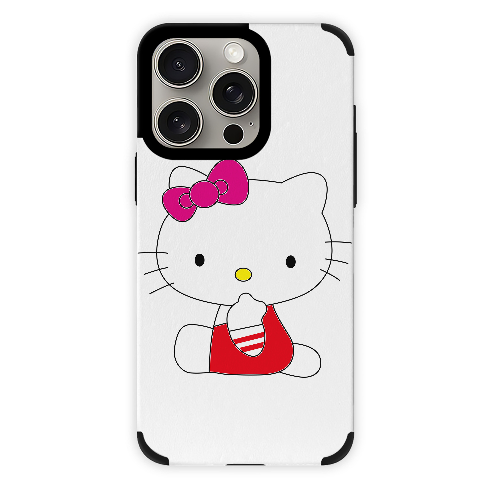（画像用） Hello Kitty ハローキティ 【iPhone15ProMax対応】 PUレザー スマホケース 耐衝撃＆黄変防止