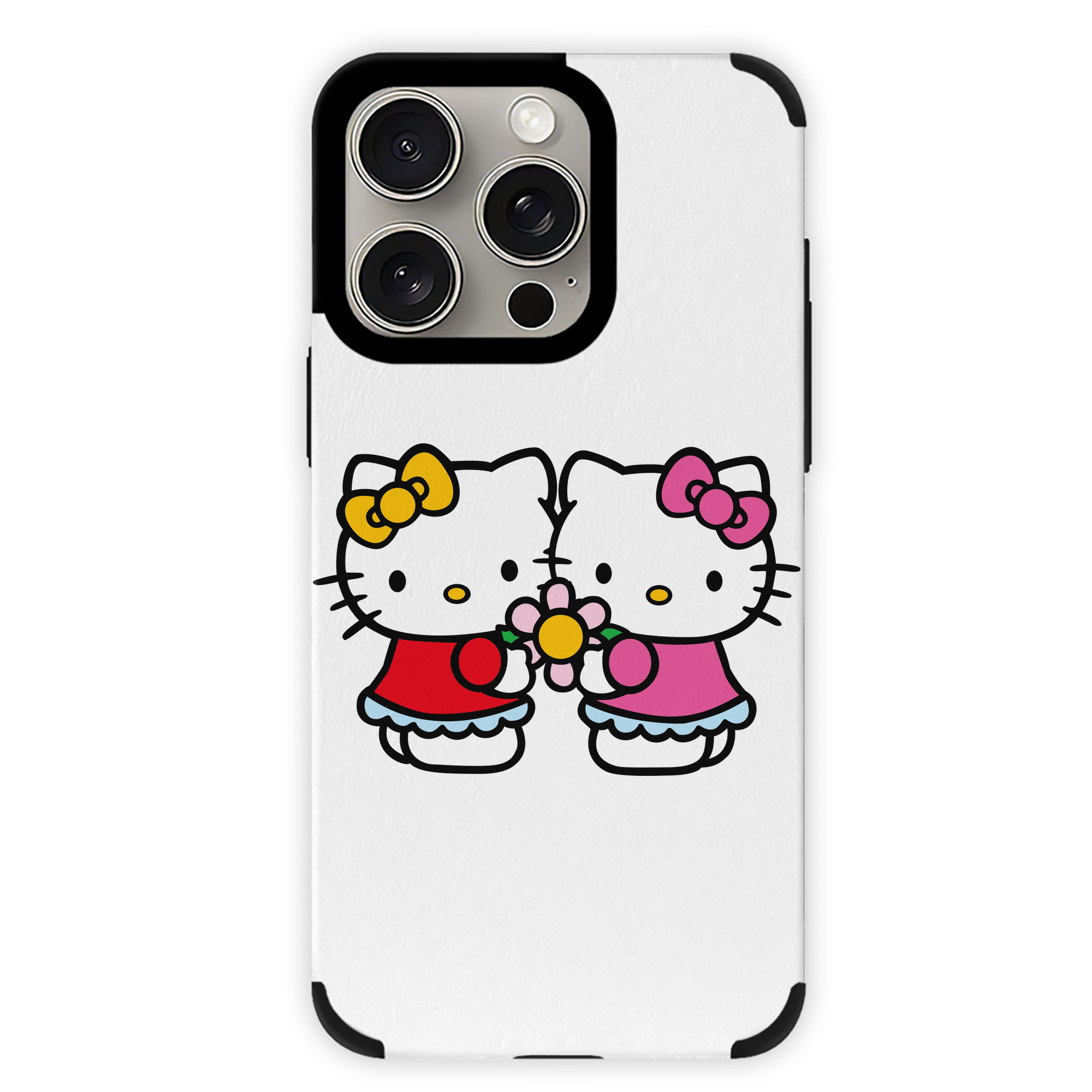 （画像用） Hello Kitty ハローキティ 【iPhone15ProMax対応】 PUレザー スマホケース 耐衝撃＆黄変防止
