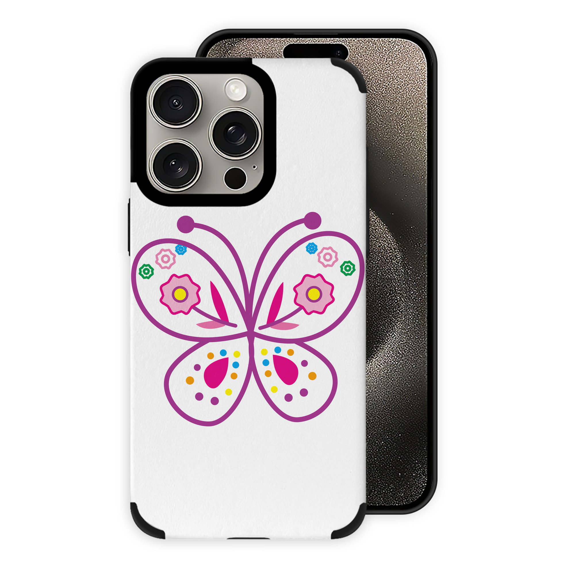 （画像用） Hello Kitty ハローキティ 【iPhone15ProMax対応】 PUレザー スマホケース 耐衝撃＆黄変防止