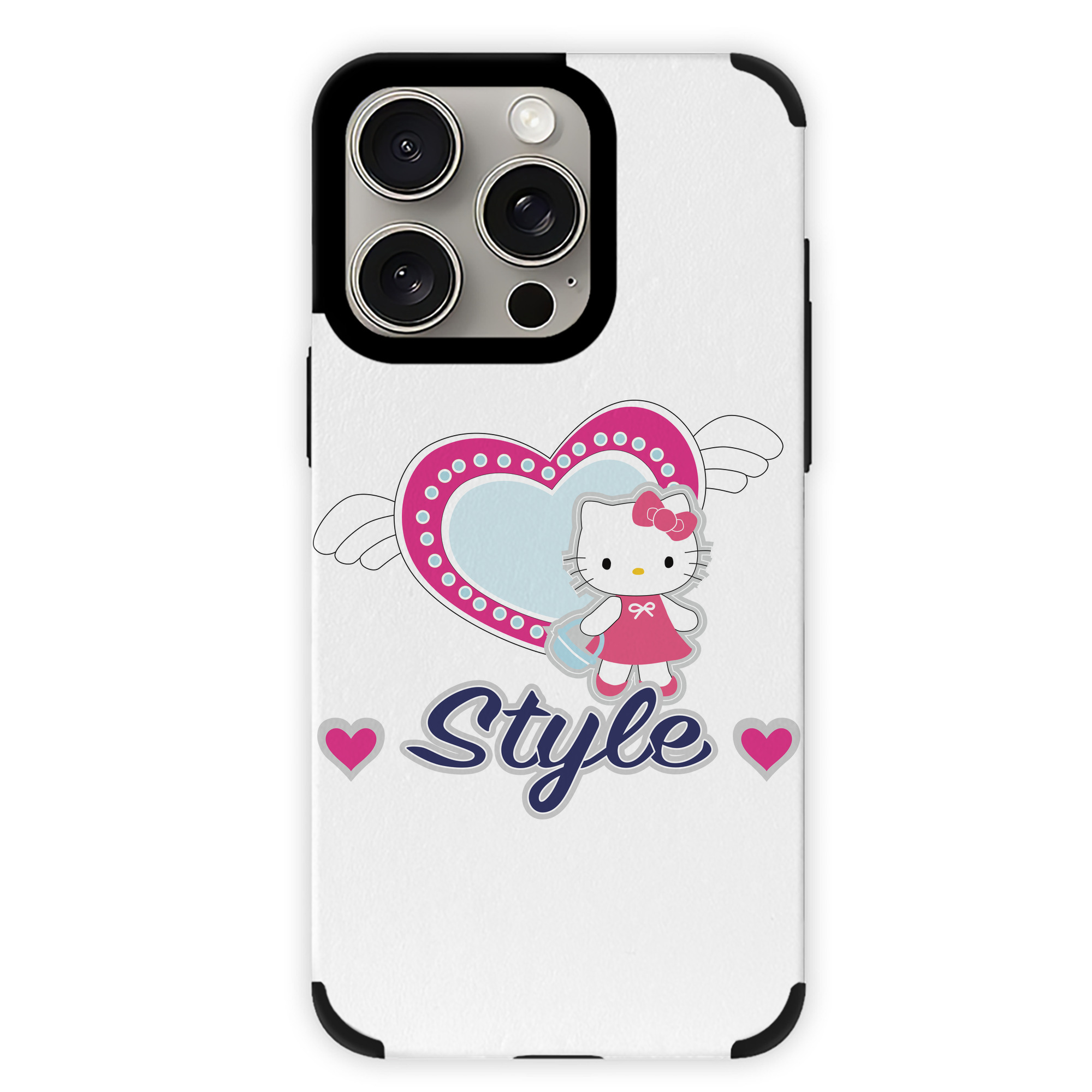 （画像用） Hello Kitty ハローキティ 【iPhone15ProMax対応】 PUレザー スマホケース 耐衝撃＆黄変防止