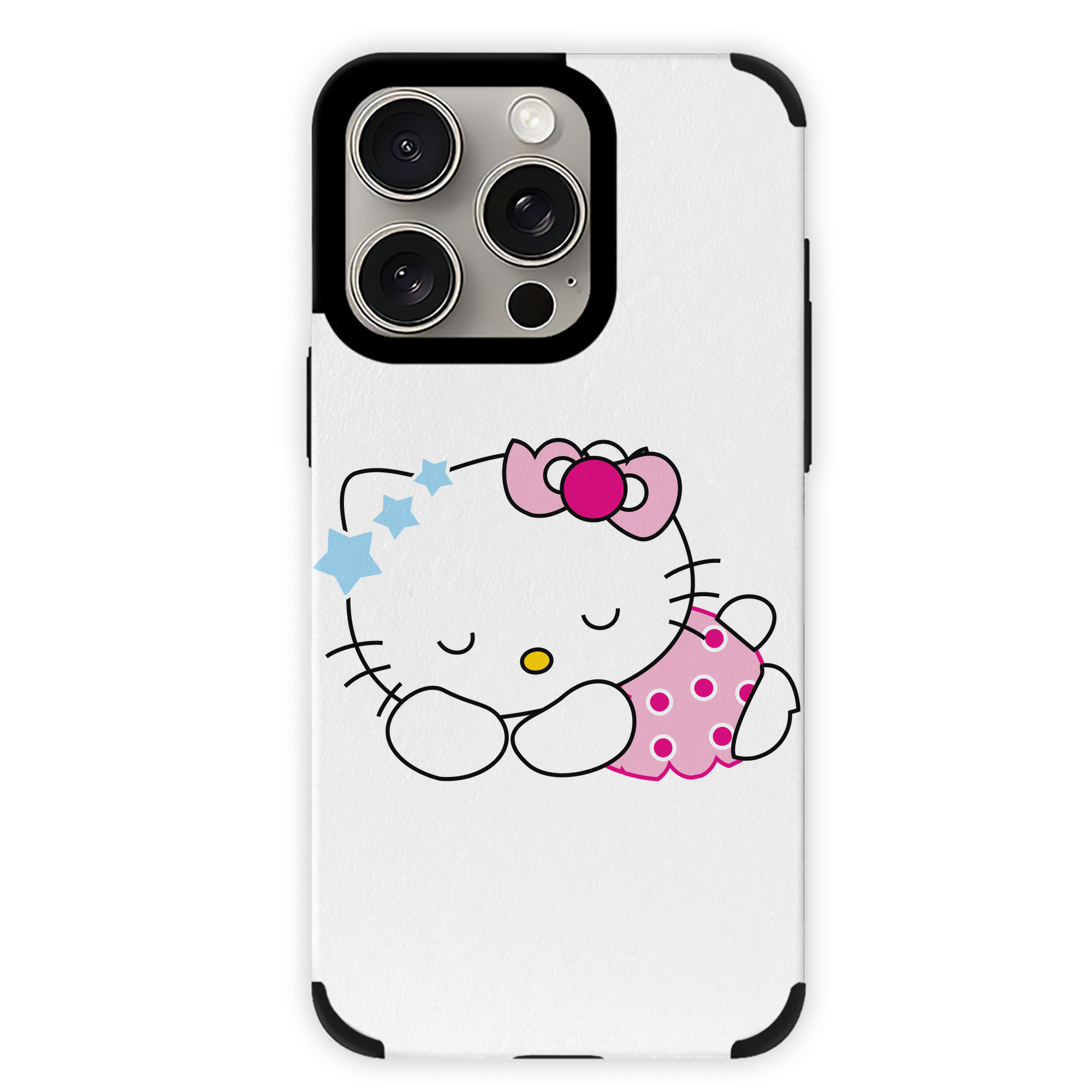（画像用） Hello Kitty ハローキティ 【iPhone15ProMax対応】 PUレザー スマホケース 耐衝撃＆黄変防止