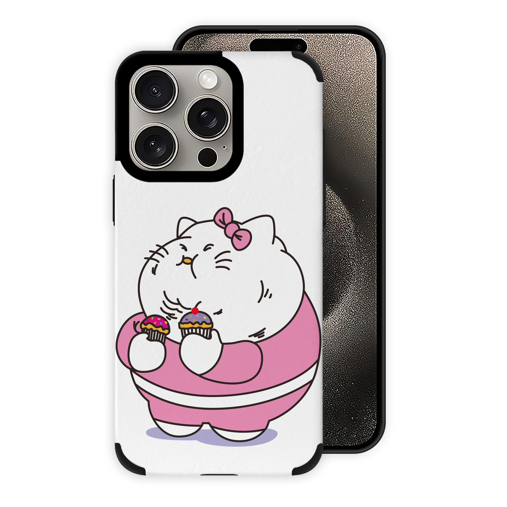 （画像用） Hello Kitty ハローキティ 【iPhone15ProMax対応】 PUレザー スマホケース 耐衝撃＆黄変防止