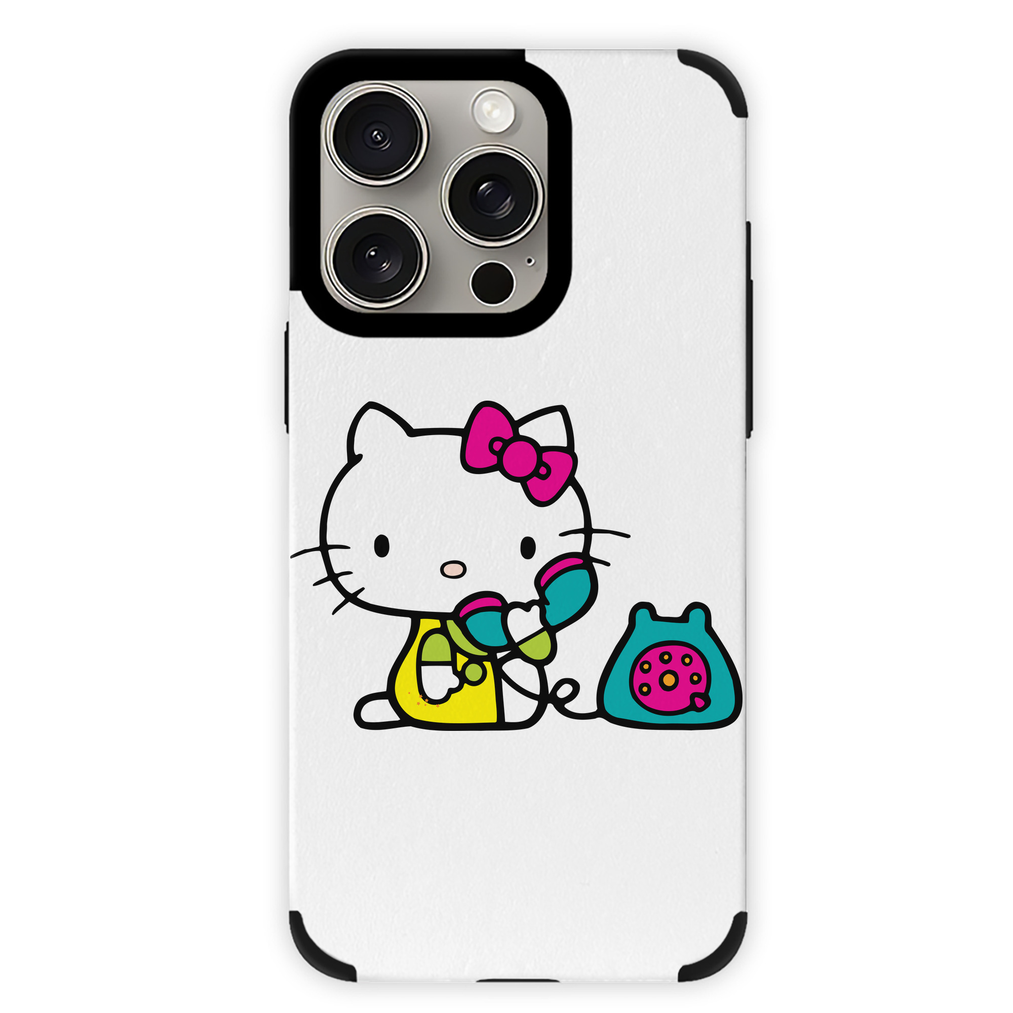 （画像用） Hello Kitty ハローキティ 【iPhone15ProMax対応】 PUレザー スマホケース 耐衝撃＆黄変防止