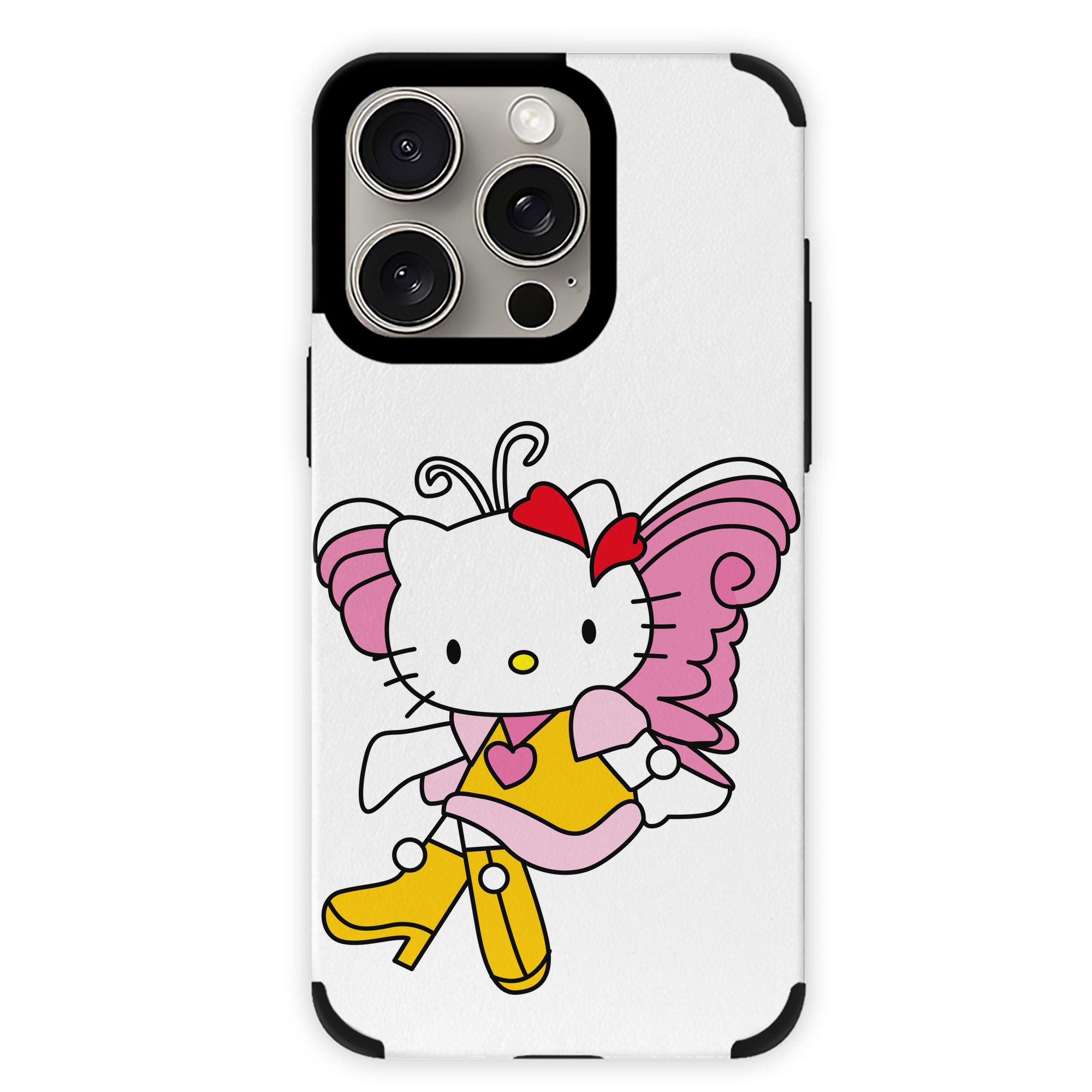 （画像用） Hello Kitty ハローキティ 【iPhone15ProMax対応】 PUレザー スマホケース 耐衝撃＆黄変防止