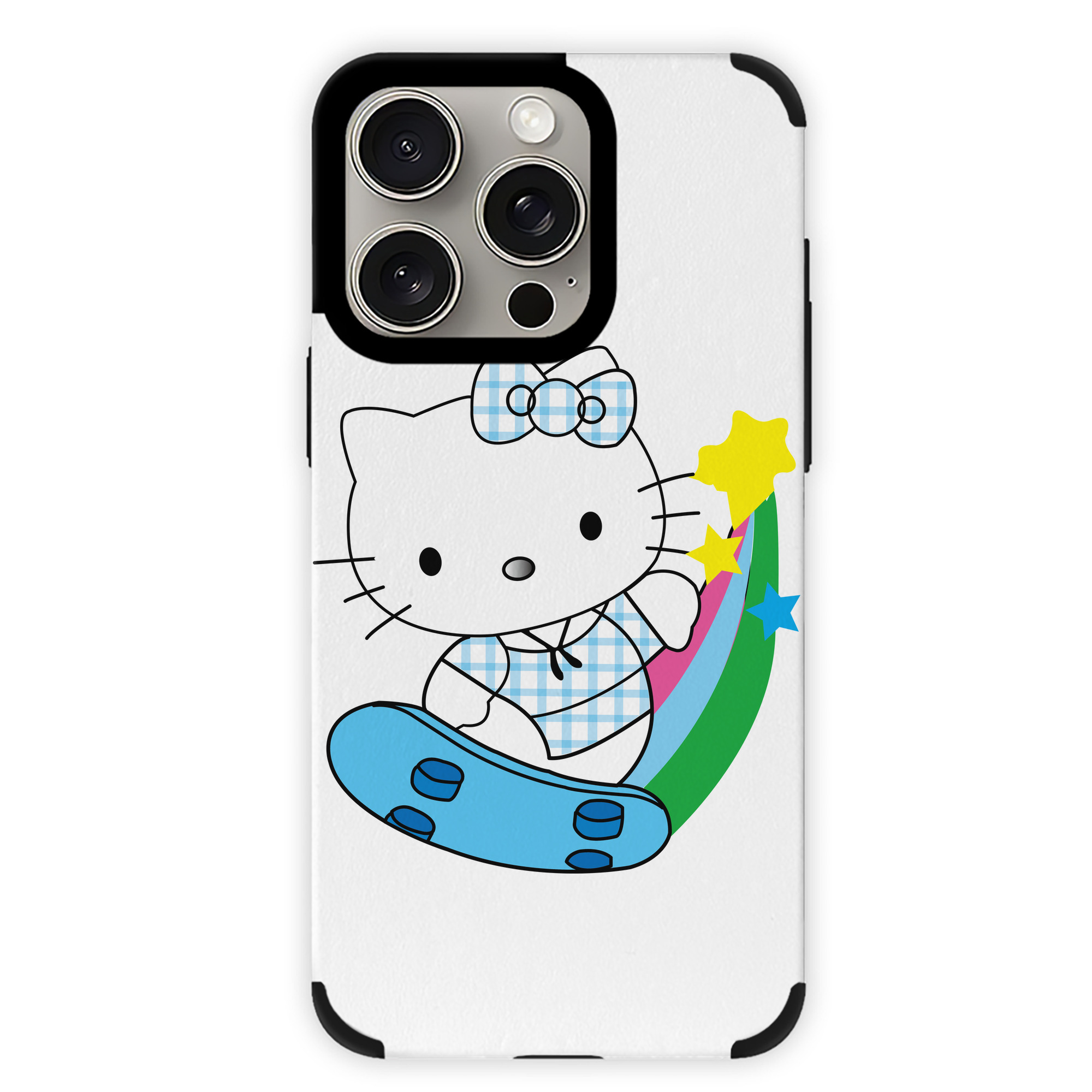 （画像用） Hello Kitty ハローキティ 【iPhone15ProMax対応】 PUレザー スマホケース 耐衝撃＆黄変防止