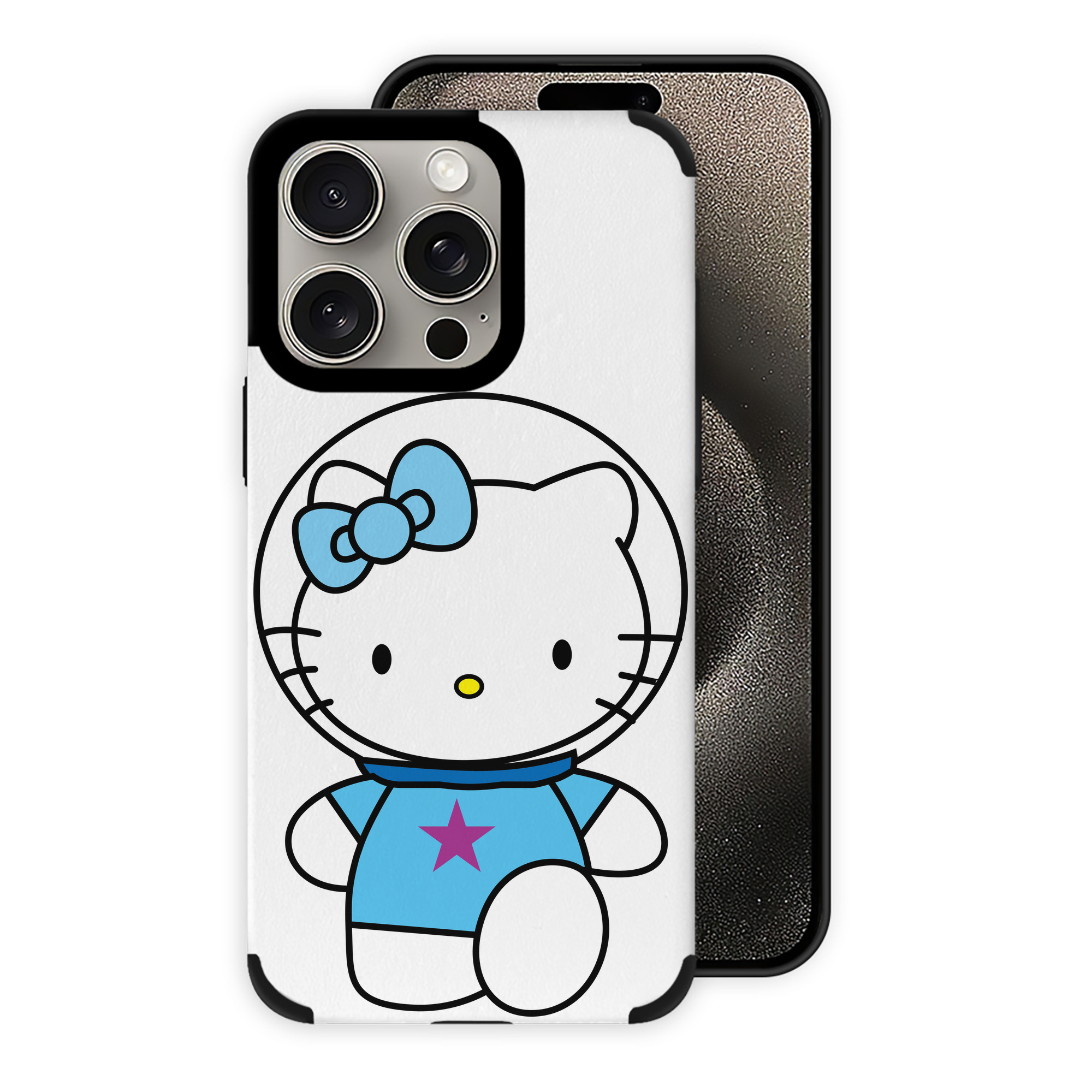 （画像用） Hello Kitty ハローキティ 【iPhone15ProMax対応】 PUレザー スマホケース 耐衝撃＆黄変防止