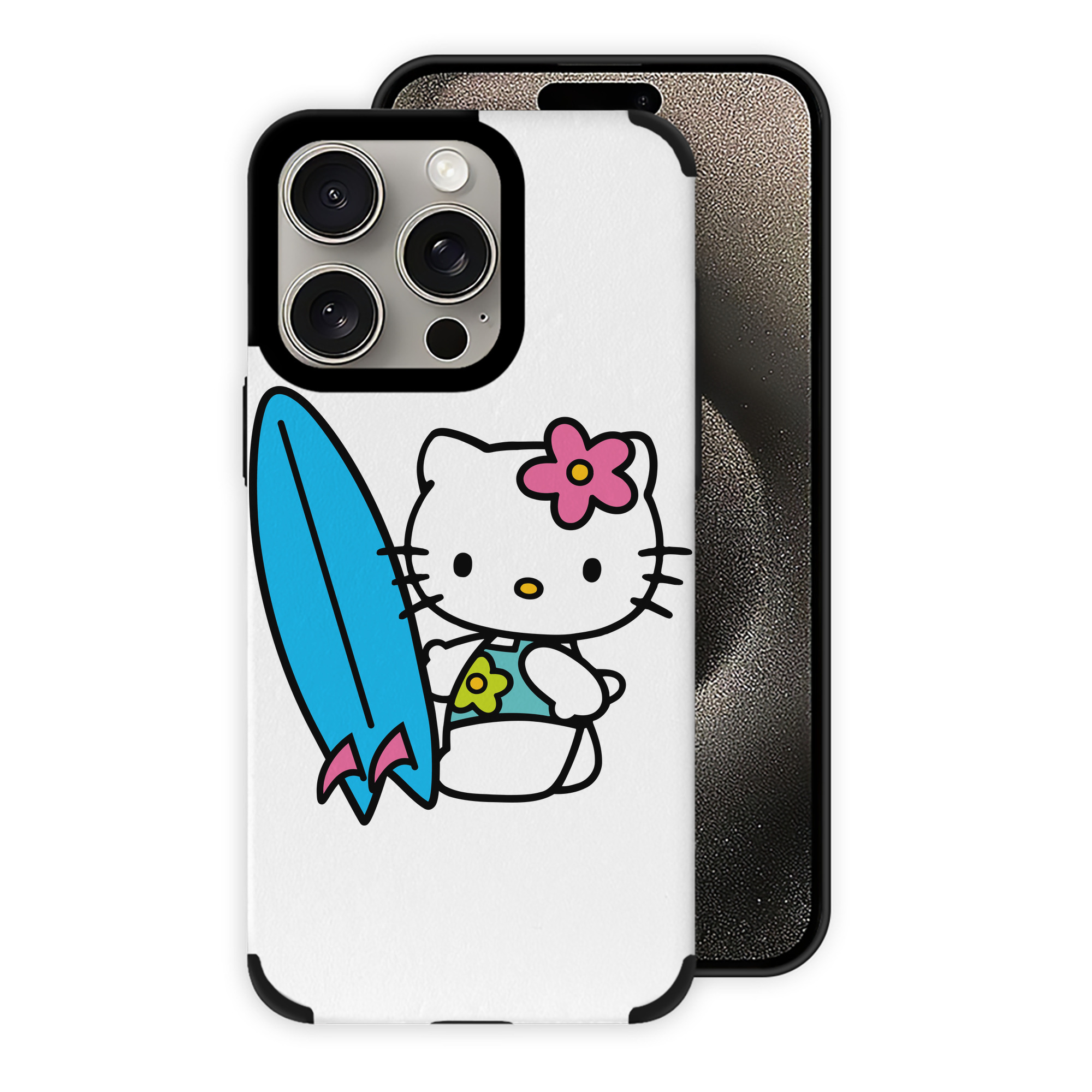 （画像用） Hello Kitty ハローキティ 【iPhone15ProMax対応】 PUレザー スマホケース 耐衝撃＆黄変防止