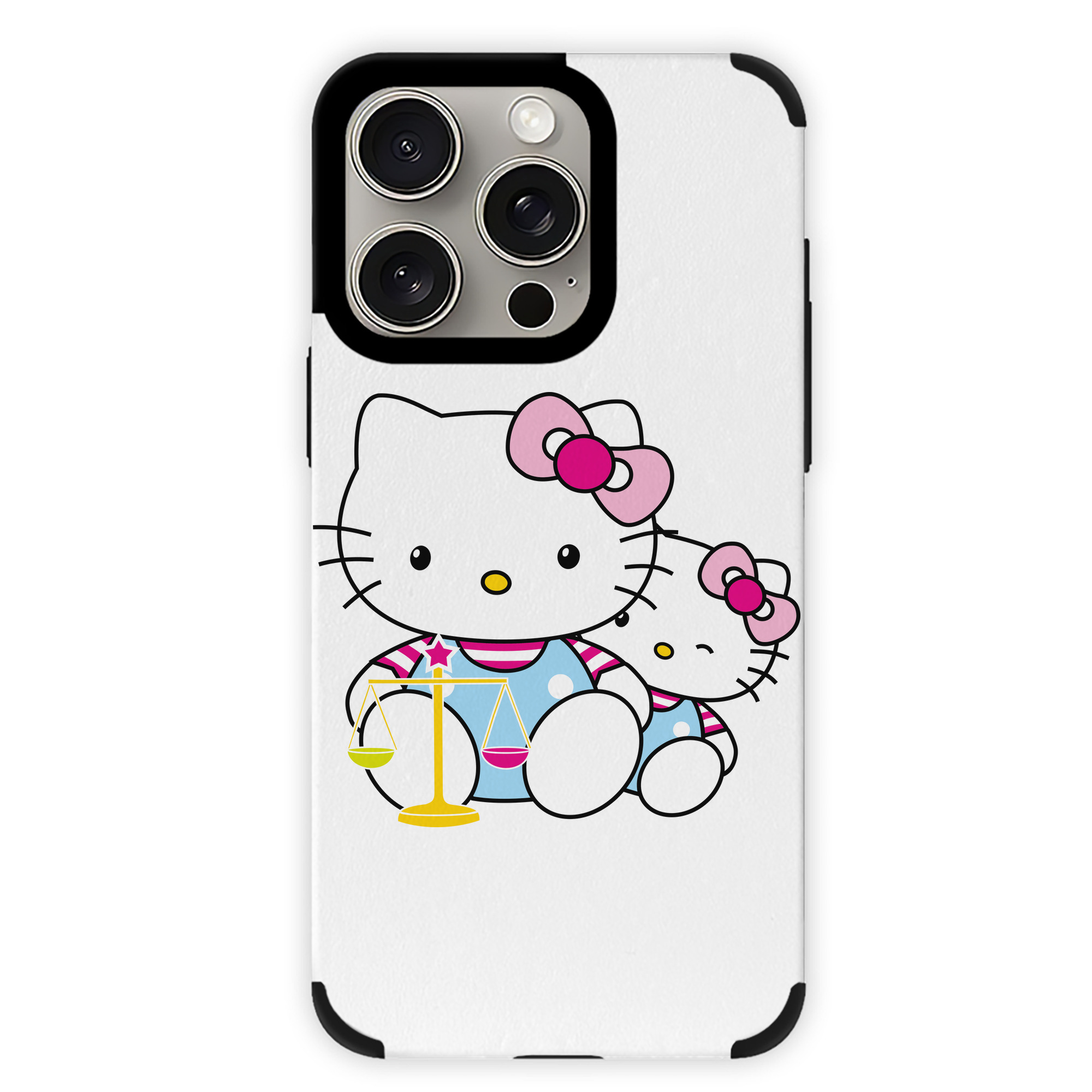 （画像用） Hello Kitty ハローキティ 【iPhone15ProMax対応】 PUレザー スマホケース 耐衝撃＆黄変防止