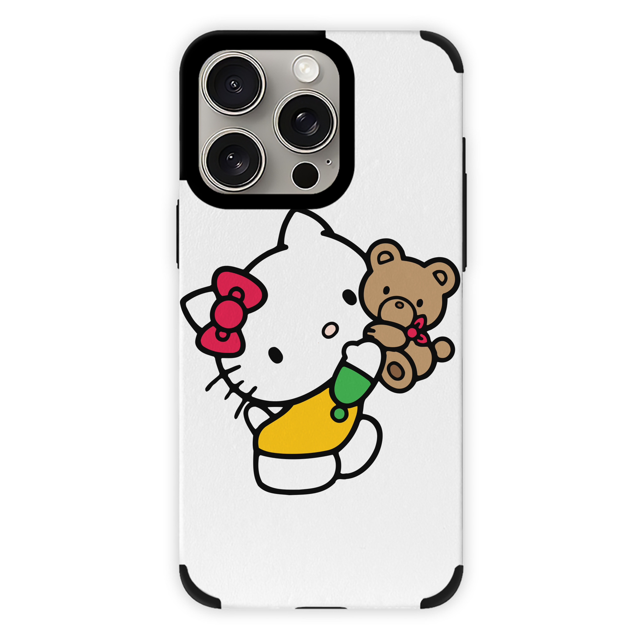 （画像用） Hello Kitty ハローキティ 【iPhone15ProMax対応】 PUレザー スマホケース 耐衝撃＆黄変防止