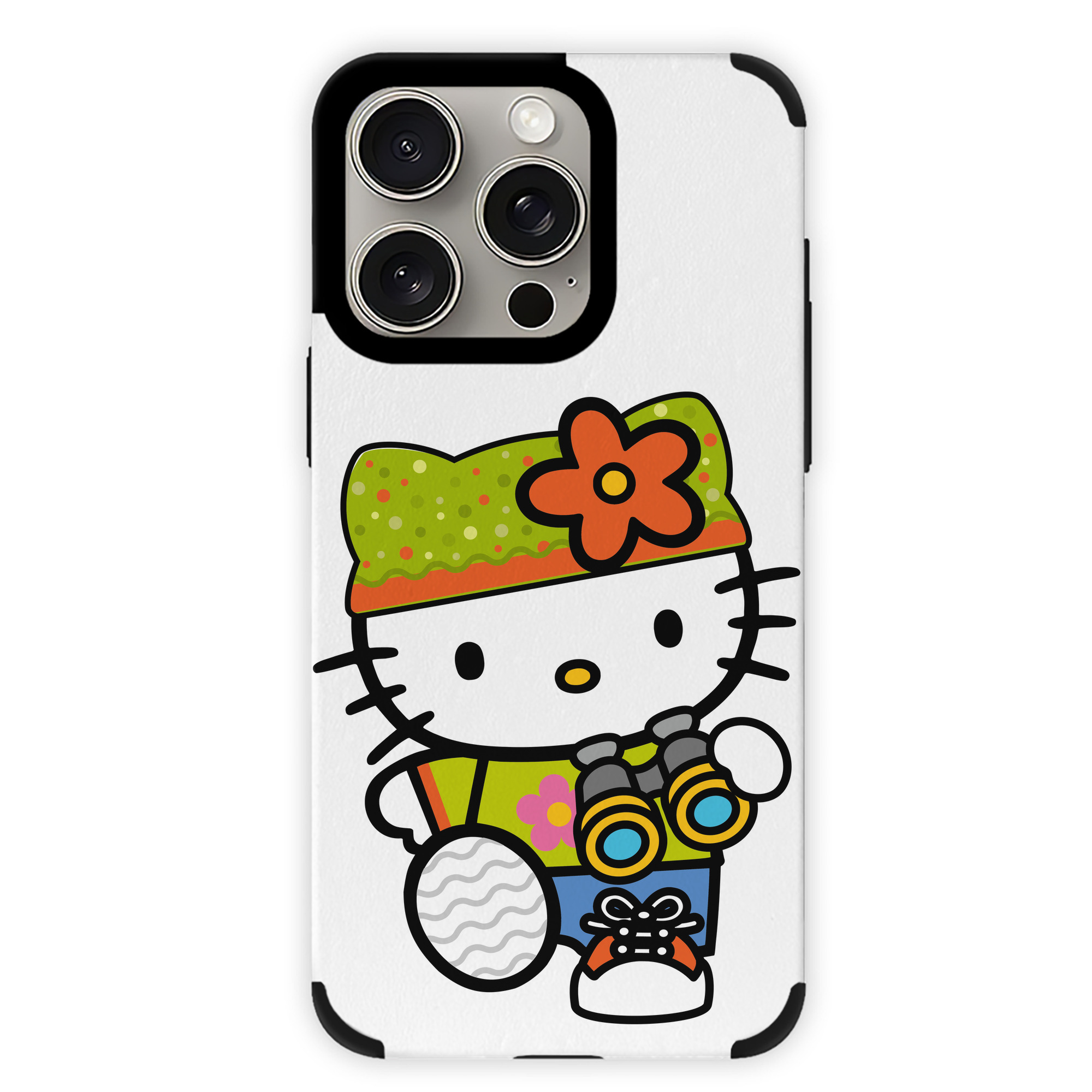 （画像用） Hello Kitty ハローキティ 【iPhone15ProMax対応】 PUレザー スマホケース 耐衝撃＆黄変防止