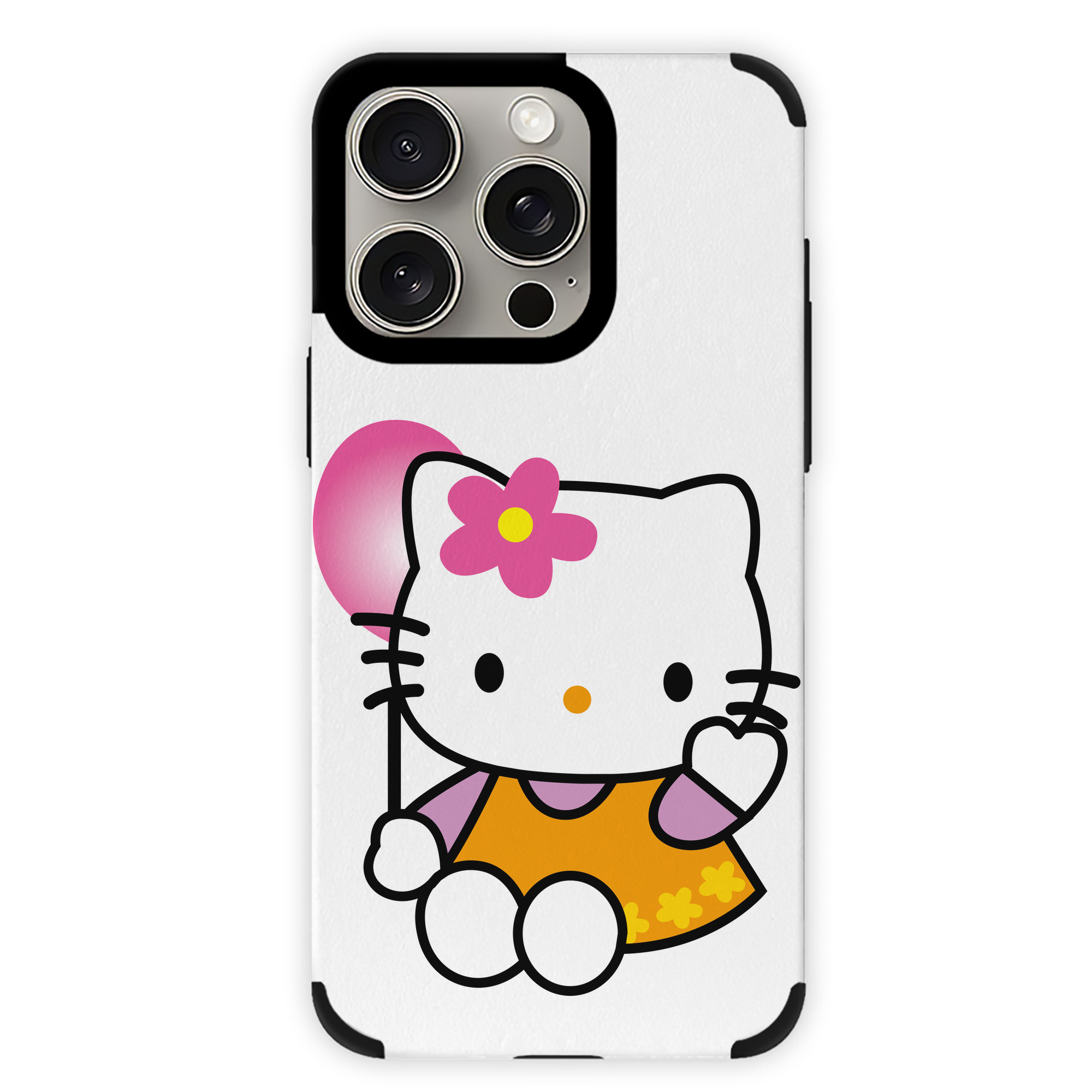 （画像用） Hello Kitty ハローキティ 【iPhone15ProMax対応】 PUレザー スマホケース 耐衝撃＆黄変防止