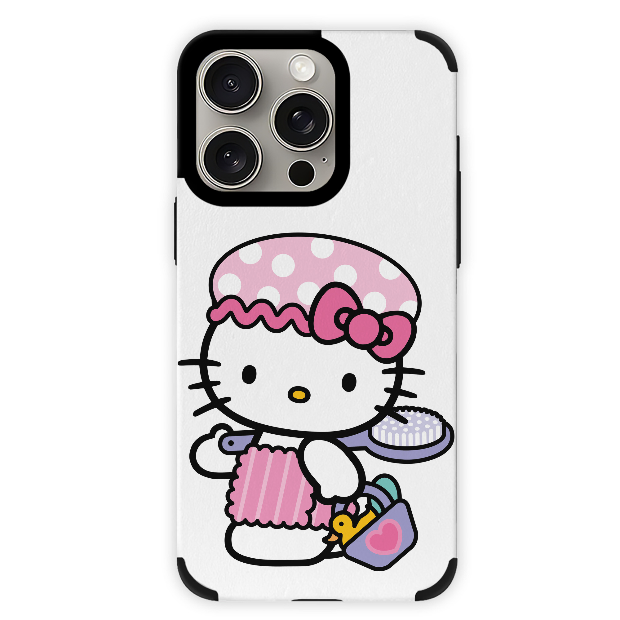 （画像用） Hello Kitty ハローキティ 【iPhone15ProMax対応】 PUレザー スマホケース 耐衝撃＆黄変防止