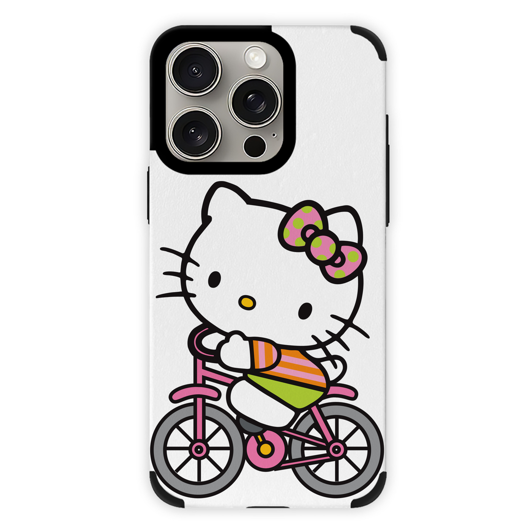 （画像用） Hello Kitty ハローキティ 【iPhone15ProMax対応】 PUレザー スマホケース 耐衝撃＆黄変防止