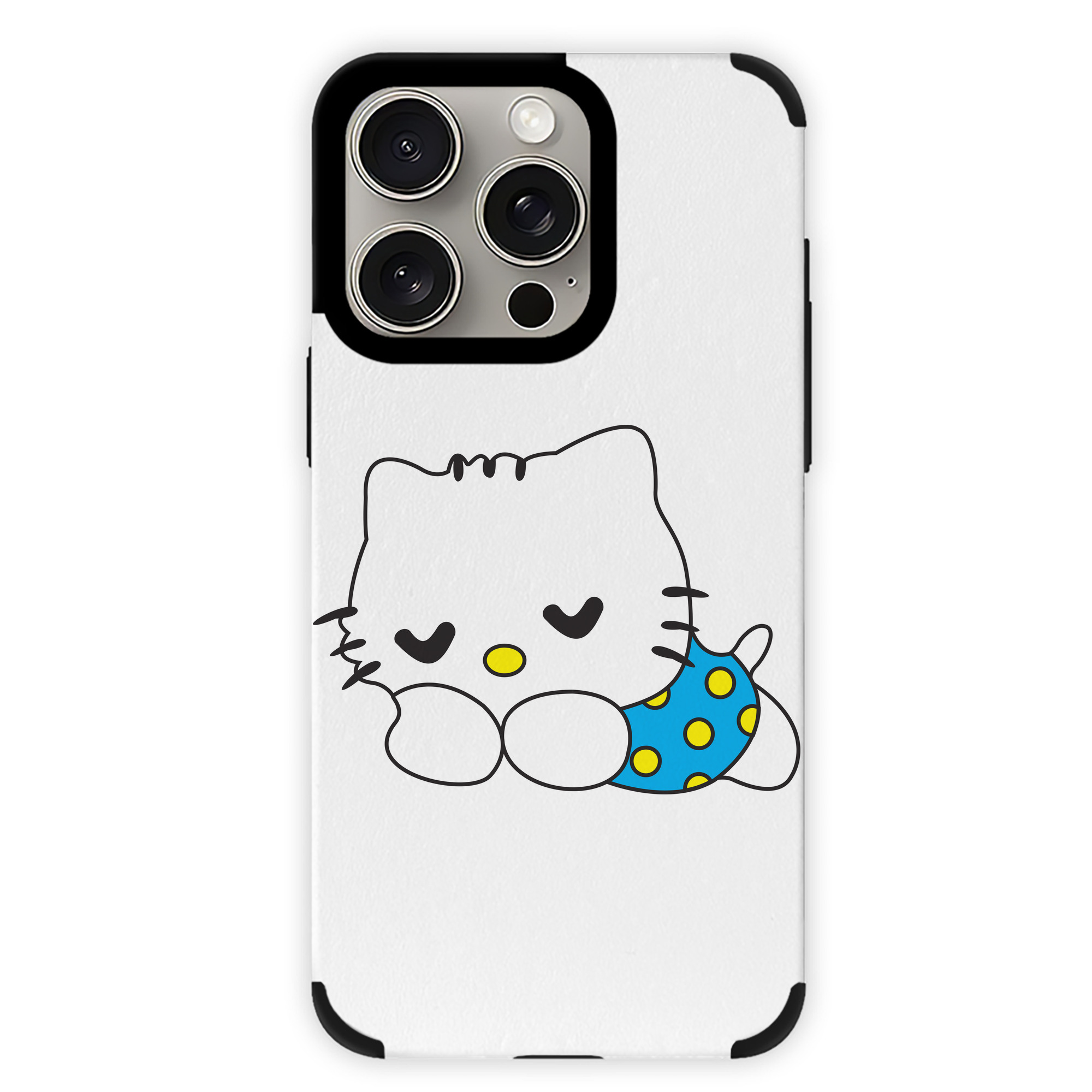 （画像用） Hello Kitty ハローキティ 【iPhone15ProMax対応】 PUレザー スマホケース 耐衝撃＆黄変防止
