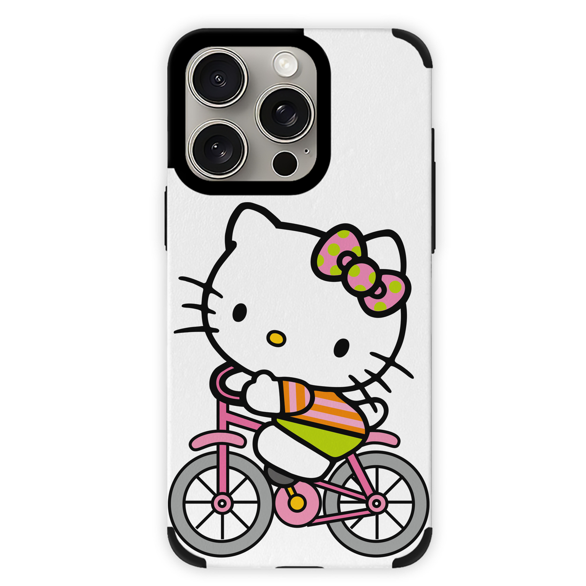 （画像用） Hello Kitty ハローキティ 【iPhone15ProMax対応】 PUレザー スマホケース 耐衝撃＆黄変防止