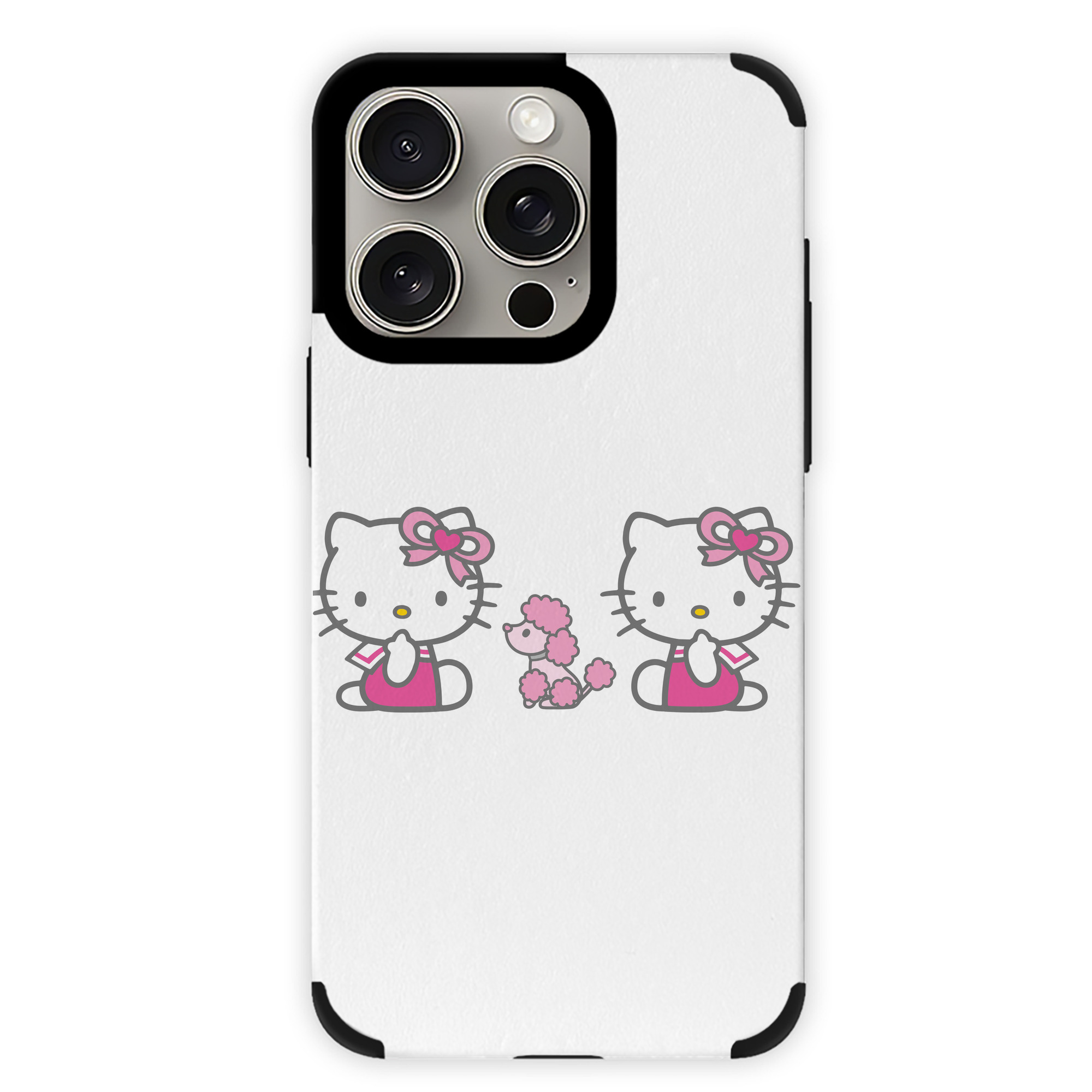 （画像用） Hello Kitty ハローキティ 【iPhone15ProMax対応】 PUレザー スマホケース 耐衝撃＆黄変防止