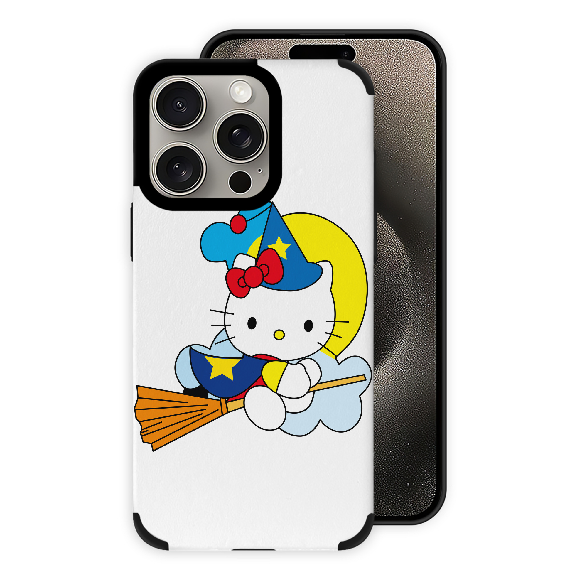（画像用） Hello Kitty ハローキティ 【iPhone15ProMax対応】 PUレザー スマホケース 耐衝撃＆黄変防止