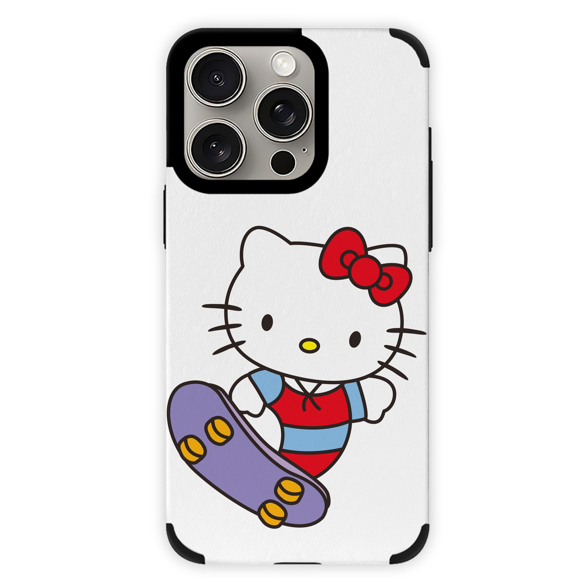 （画像用） Hello Kitty ハローキティ 【iPhone15ProMax対応】 PUレザー スマホケース 耐衝撃＆黄変防止