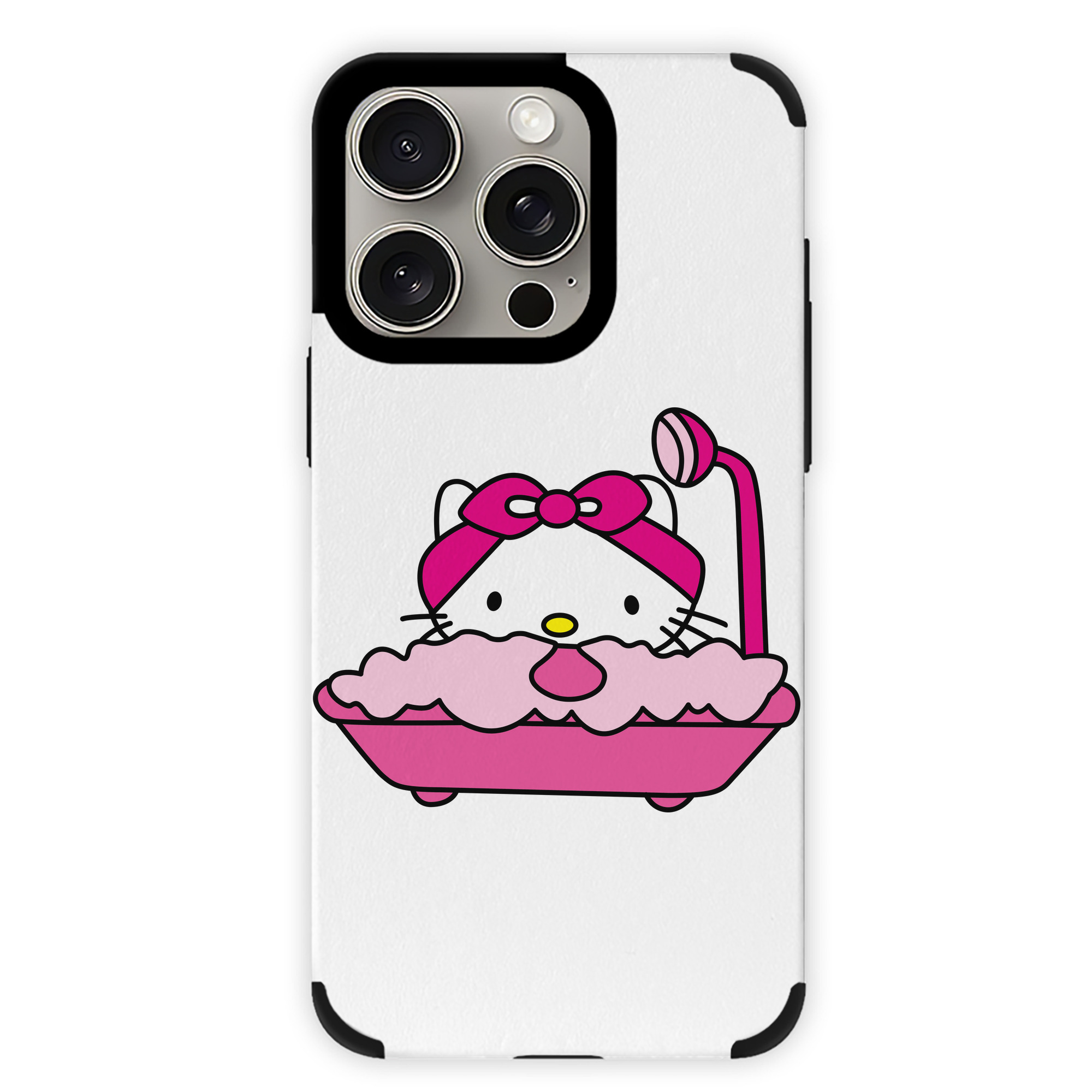 （画像用） Hello Kitty ハローキティ 【iPhone15ProMax対応】 PUレザー スマホケース 耐衝撃＆黄変防止