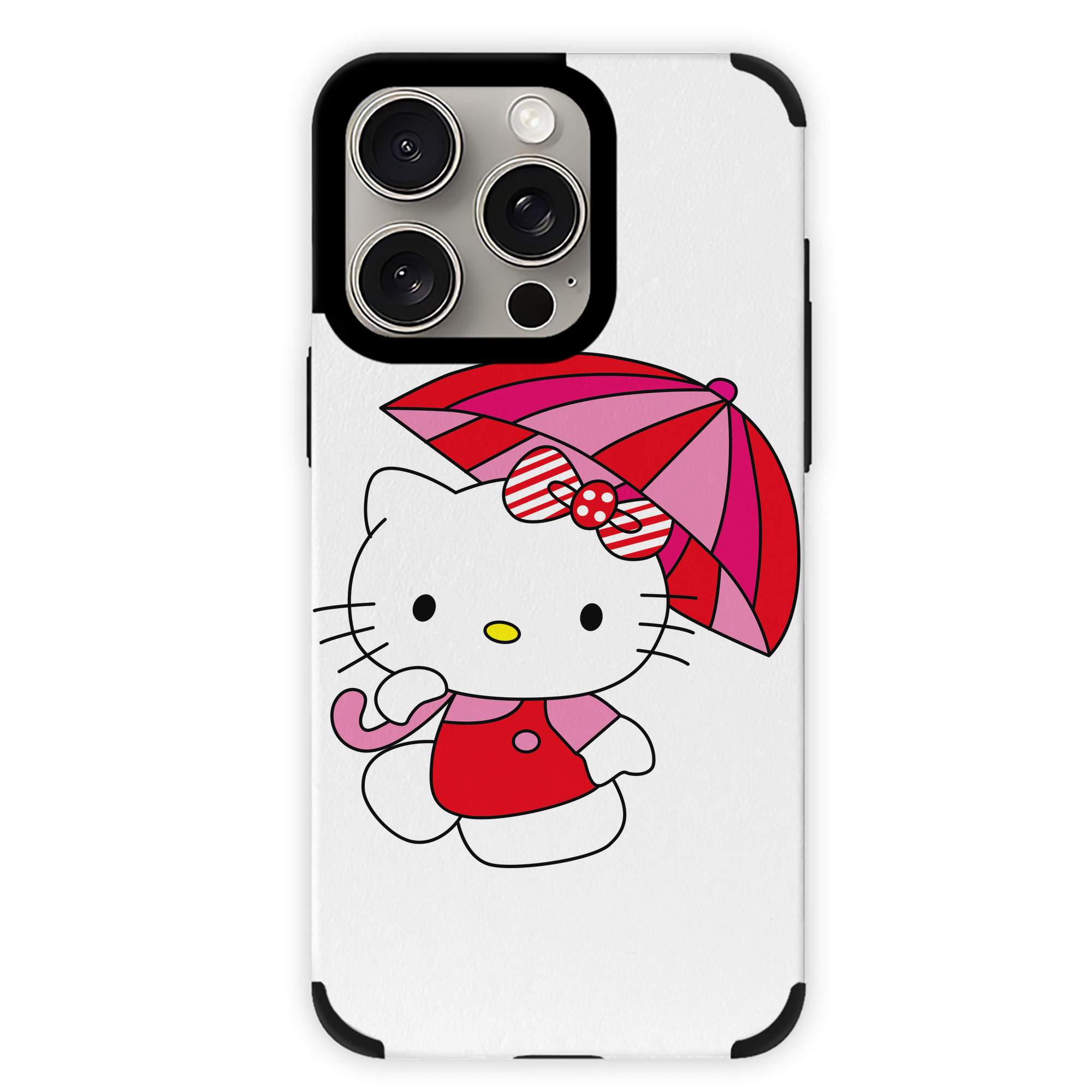 （画像用） Hello Kitty ハローキティ 【iPhone15ProMax対応】 PUレザー スマホケース 耐衝撃＆黄変防止