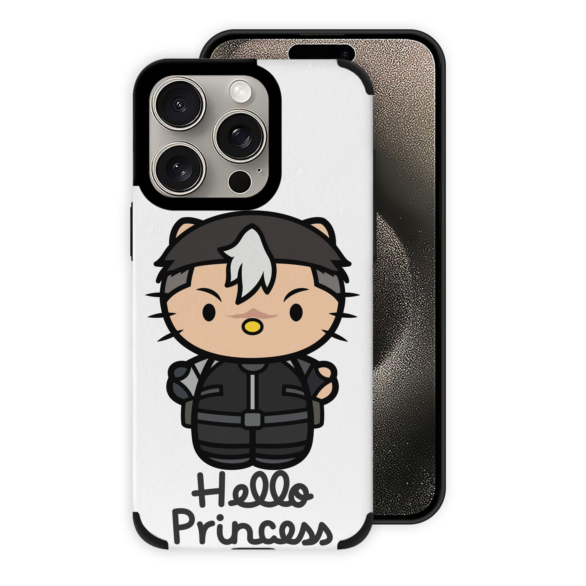 （画像用） Hello Kitty ハローキティ 【iPhone15ProMax対応】 PUレザー スマホケース 耐衝撃＆黄変防止