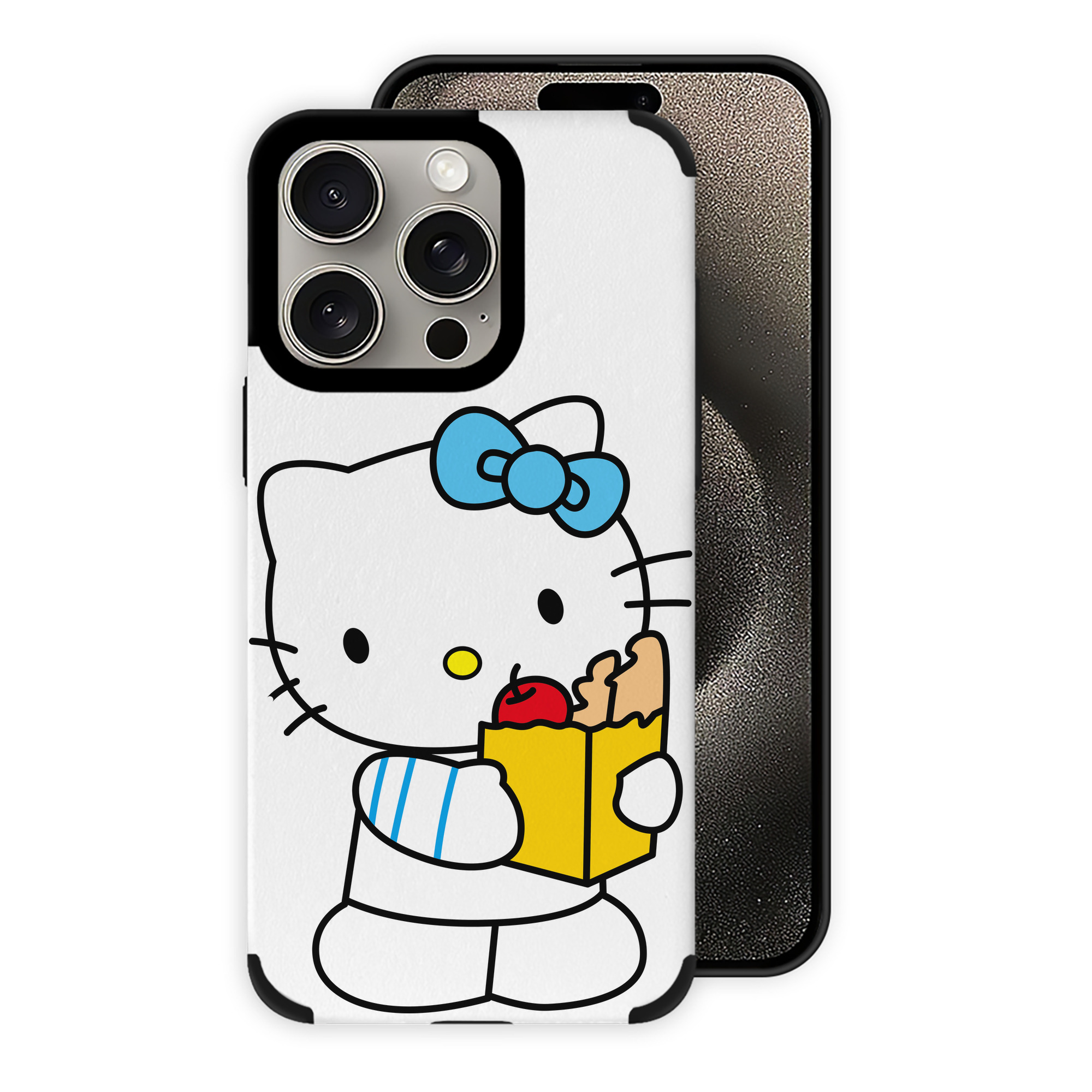 （画像用） Hello Kitty ハローキティ 【iPhone15ProMax対応】 PUレザー スマホケース 耐衝撃＆黄変防止