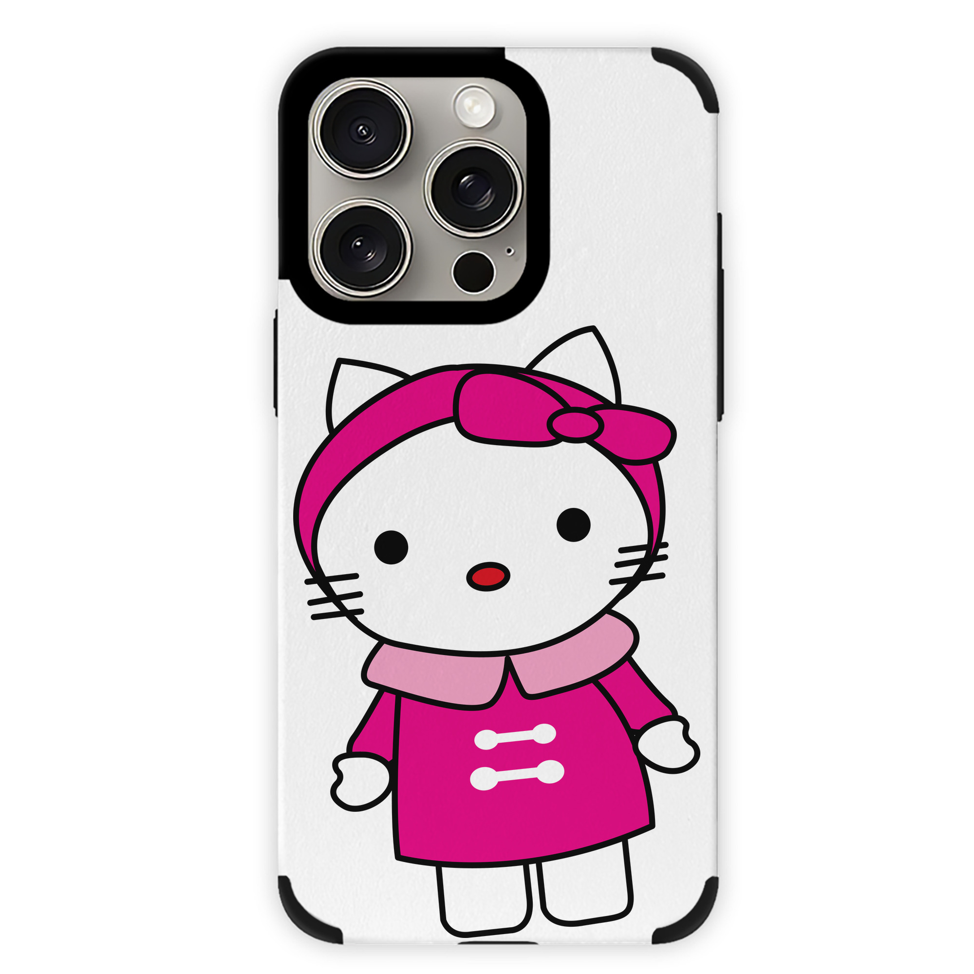 （画像用） Hello Kitty ハローキティ 【iPhone15ProMax対応】 PUレザー スマホケース 耐衝撃＆黄変防止