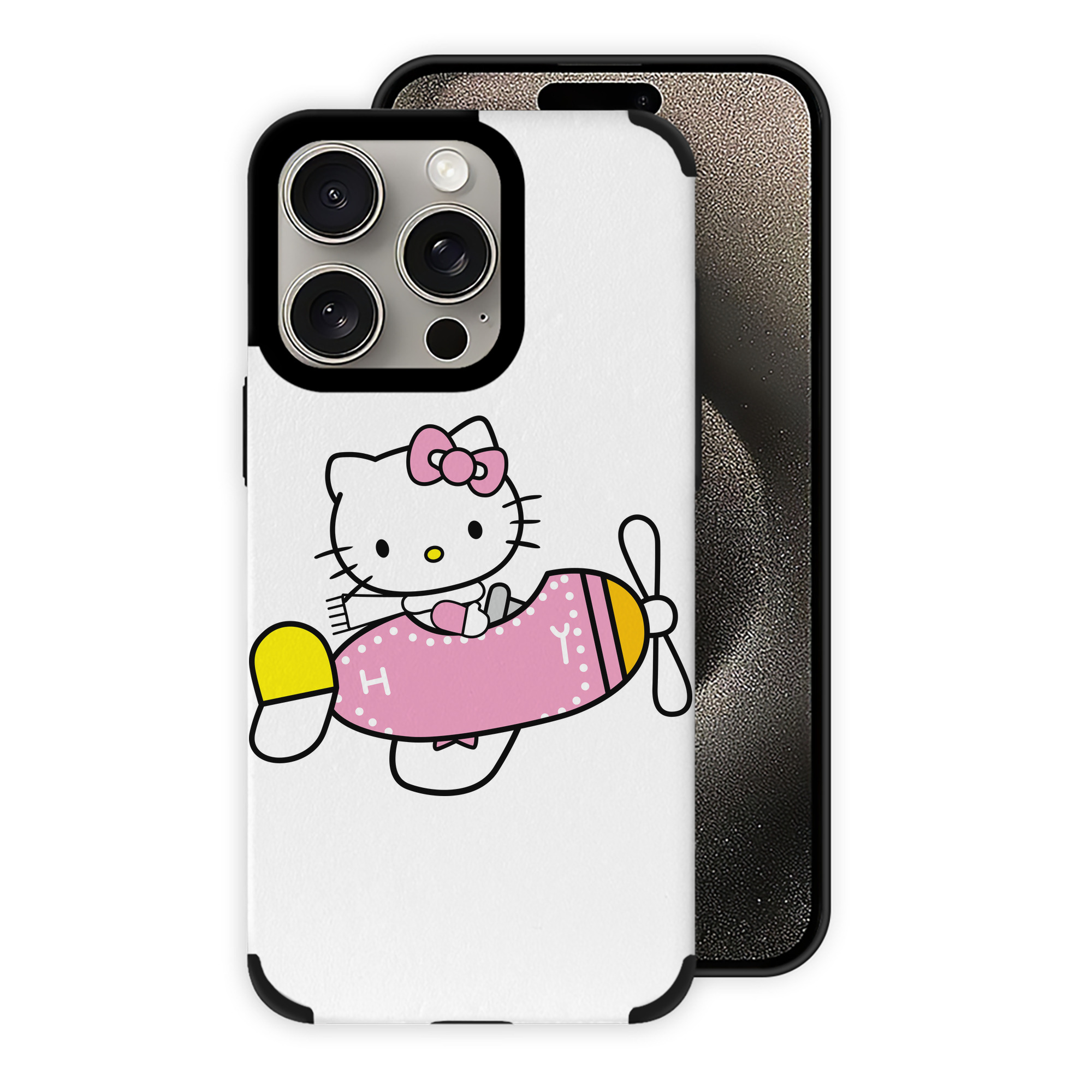 （画像用） Hello Kitty ハローキティ 【iPhone15ProMax対応】 PUレザー スマホケース 耐衝撃＆黄変防止