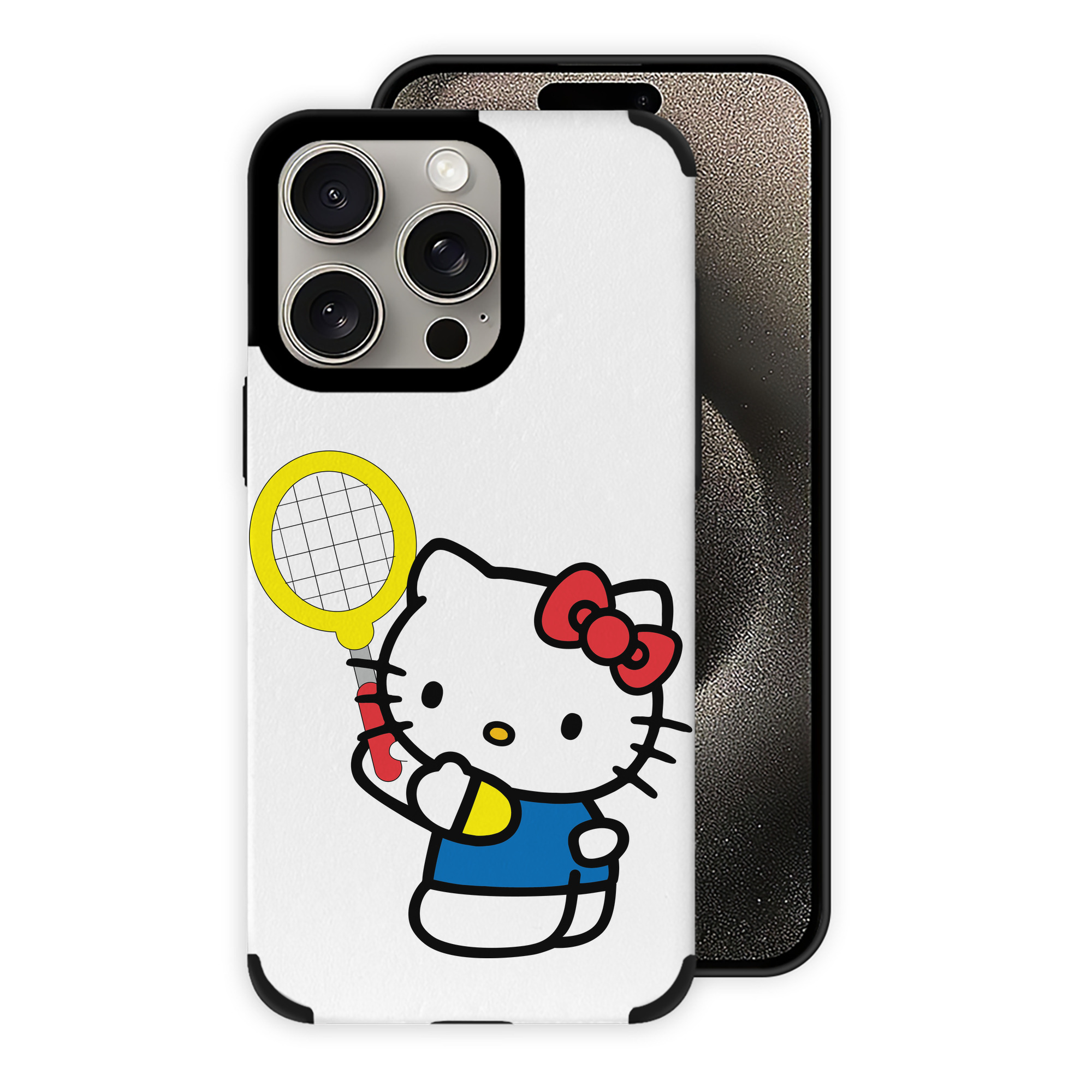 （画像用） Hello Kitty ハローキティ 【iPhone15ProMax対応】 PUレザー スマホケース 耐衝撃＆黄変防止