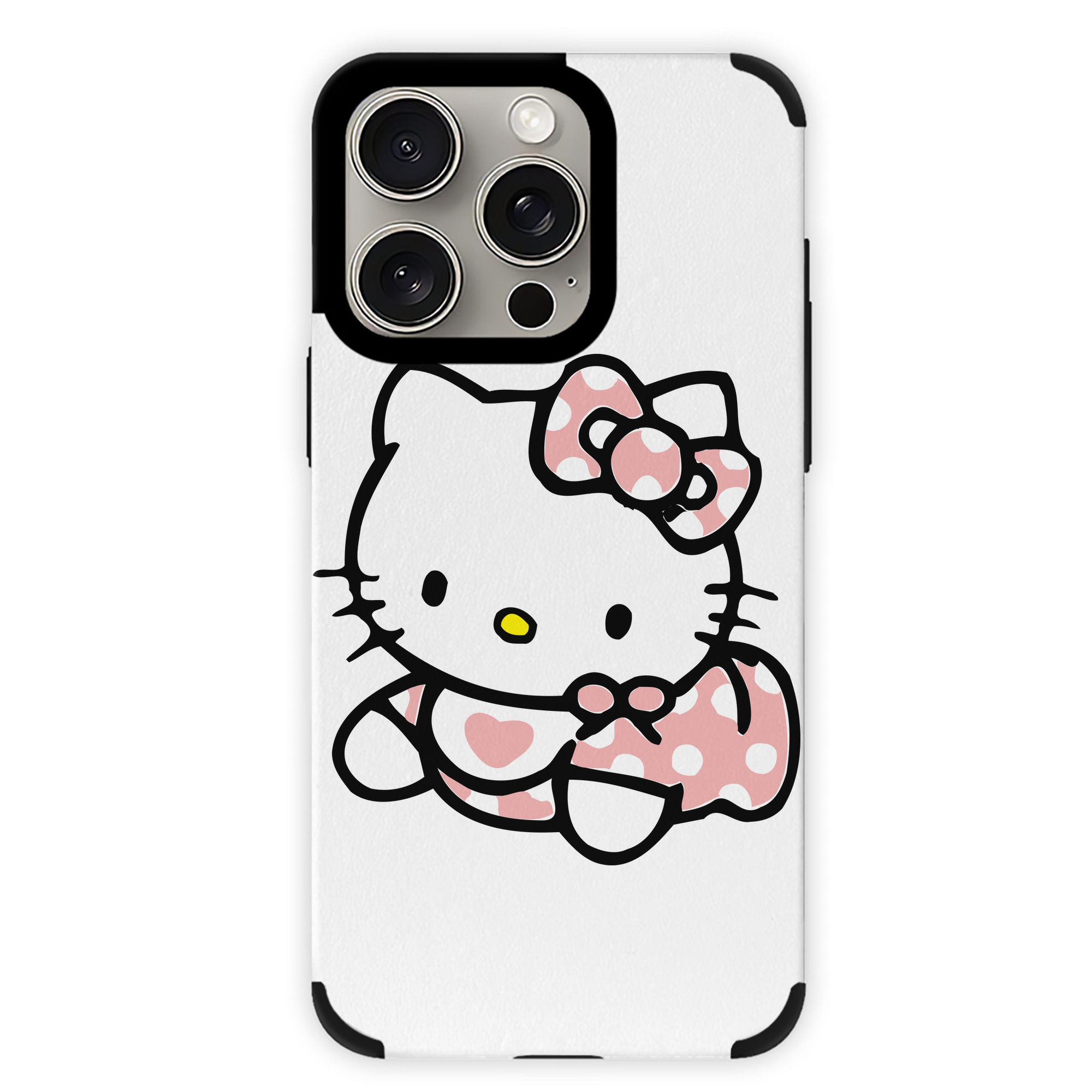 （画像用） Hello Kitty ハローキティ 【iPhone15ProMax対応】 PUレザー スマホケース 耐衝撃＆黄変防止