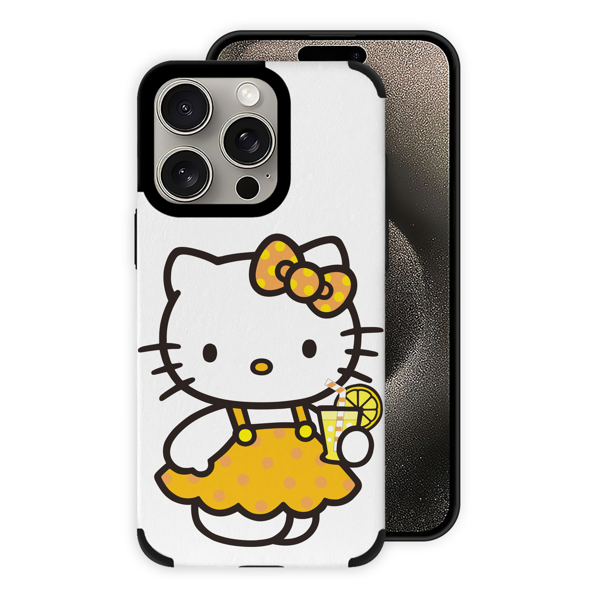 （画像用） Hello Kitty ハローキティ 【iPhone15ProMax対応】 PUレザー スマホケース 耐衝撃＆黄変防止
