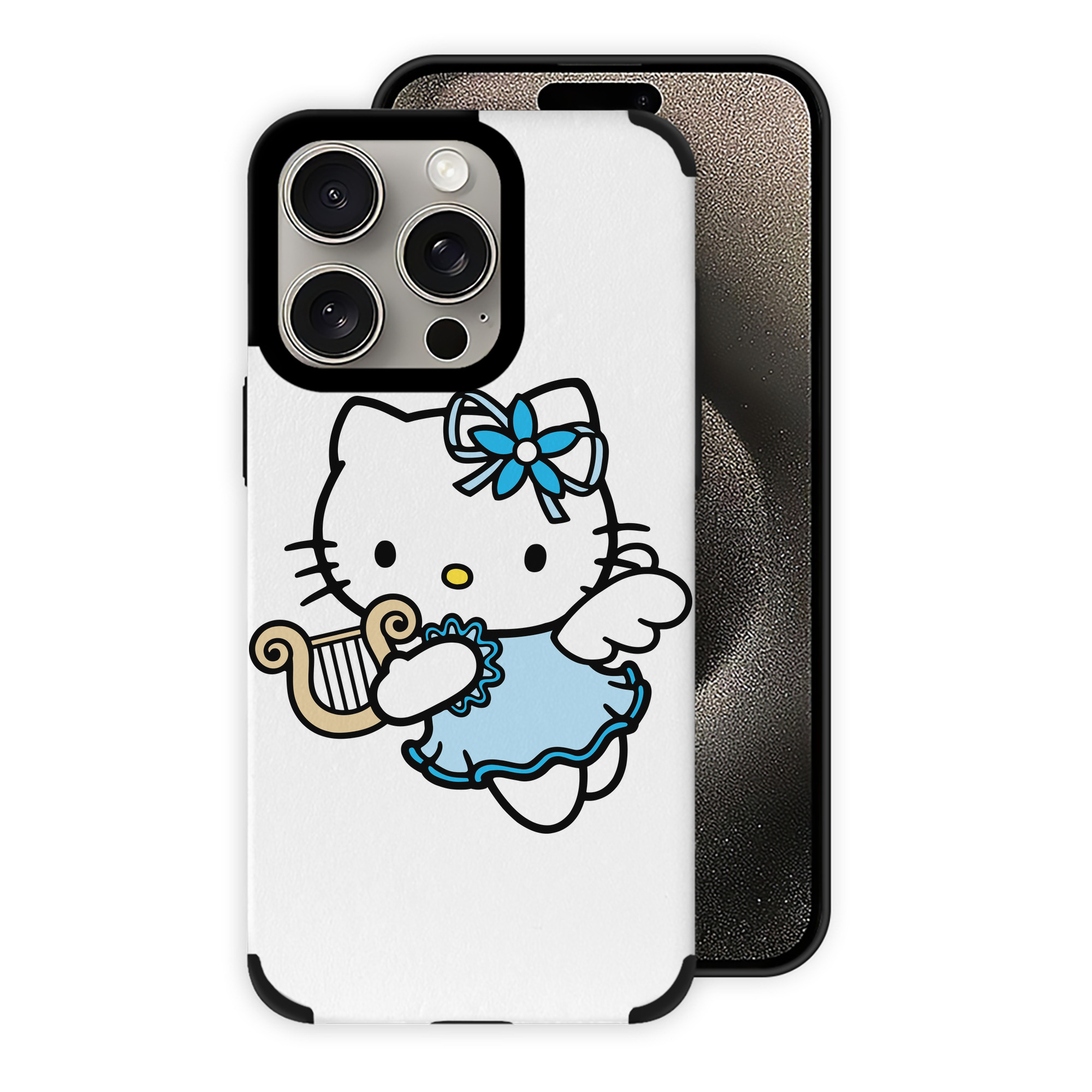 （画像用） Hello Kitty ハローキティ 【iPhone15ProMax対応】 PUレザー スマホケース 耐衝撃＆黄変防止
